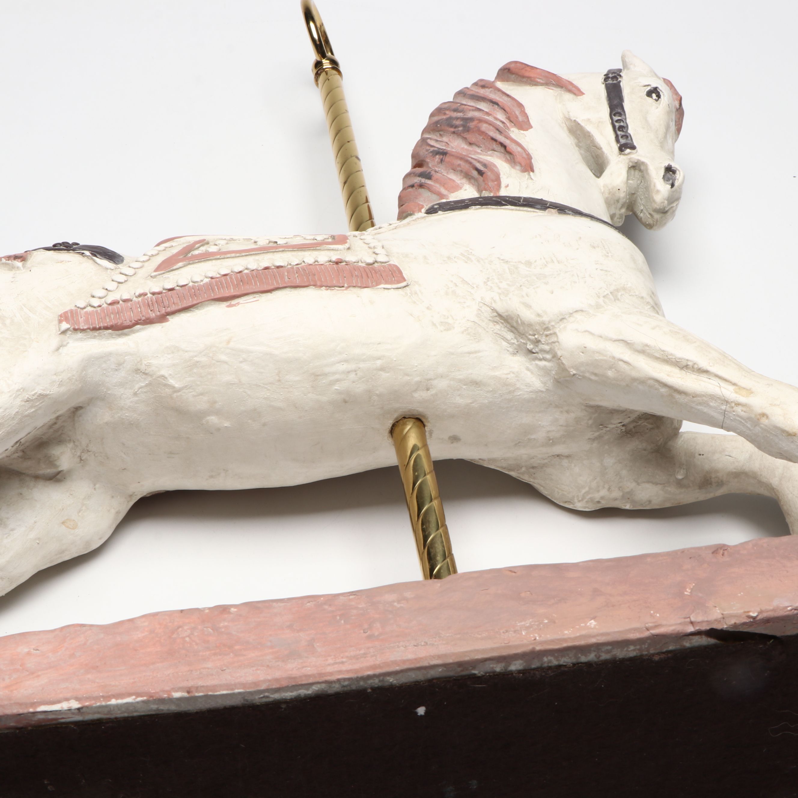 Austin Productions "Carousel Horse" Plaster Figure, 1981