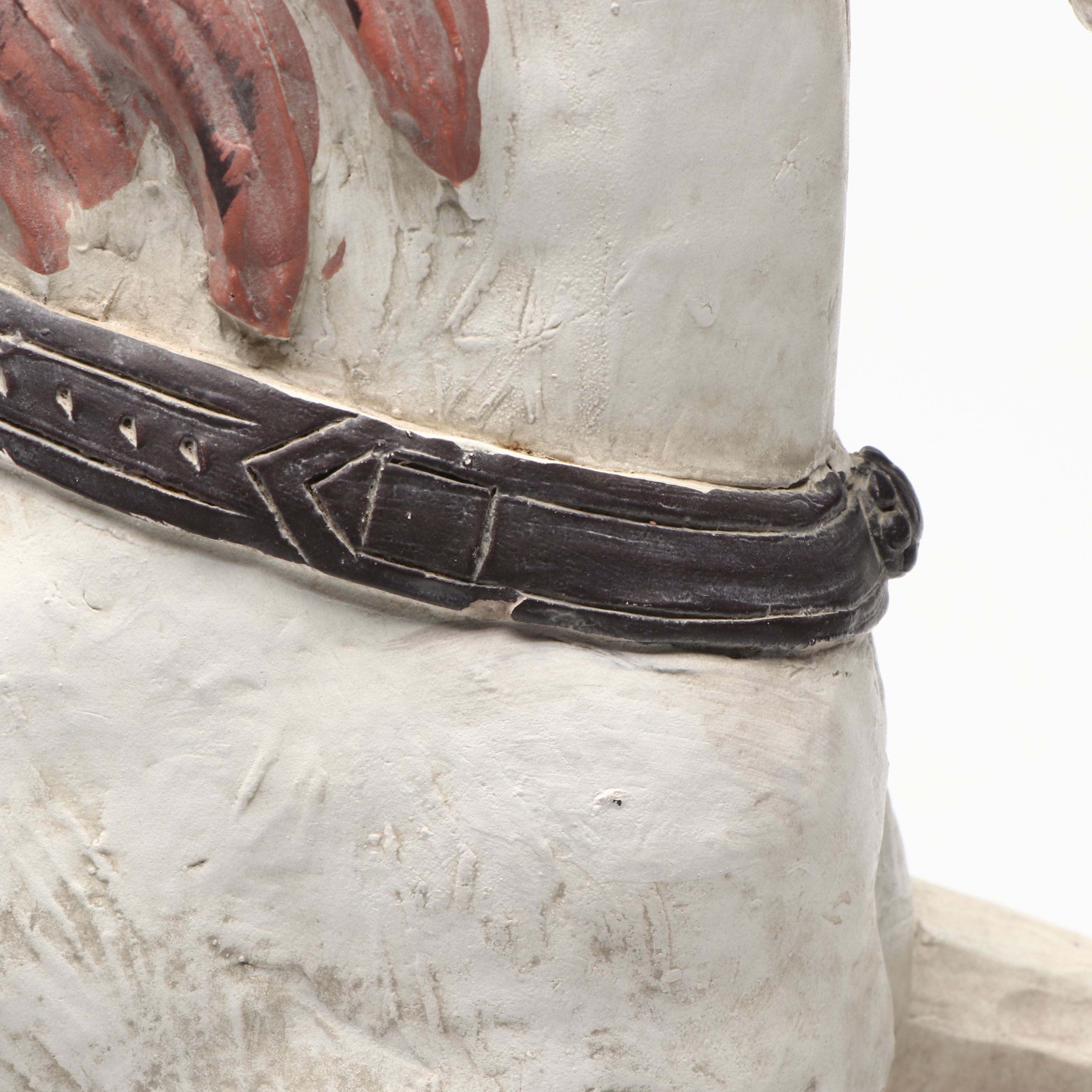 Austin Productions "Carousel Horse" Plaster Figure, 1981