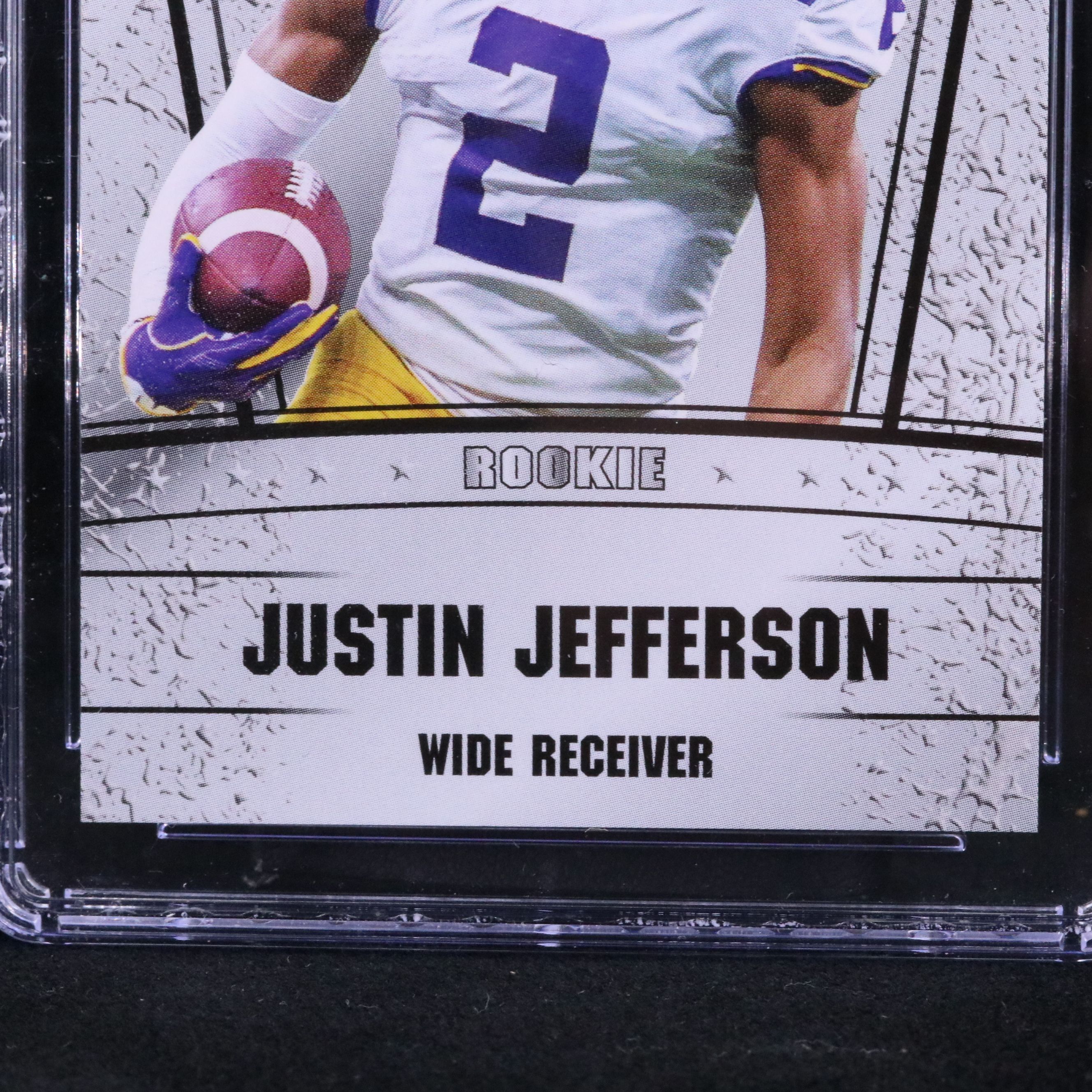 2020 Leaf Special Release Justin Jefferson Silver Rookie Card Graded CGC 10