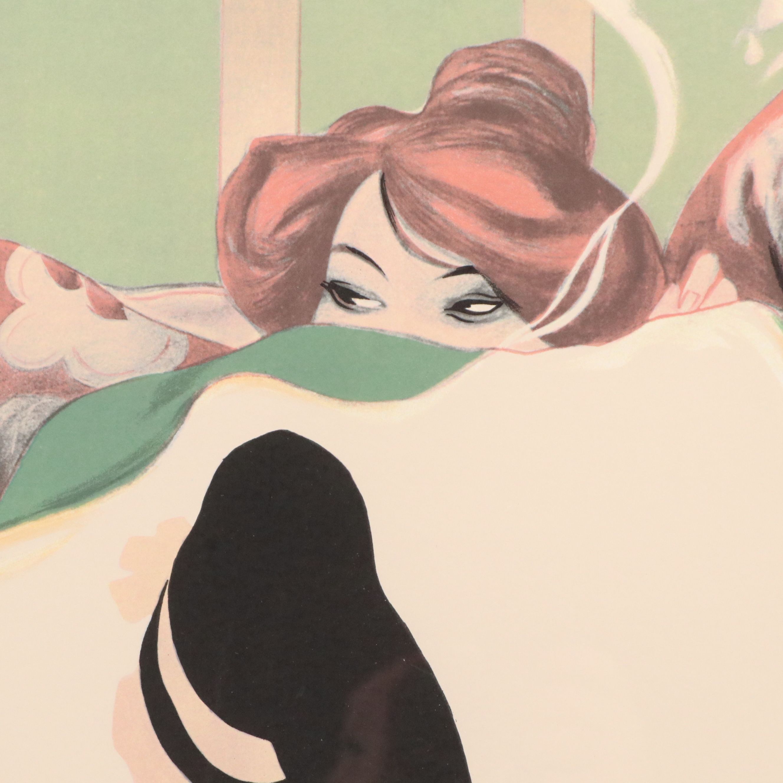 After Lucien Henri Weil Weiluc "Le Frou-Frou" Serigraph Reproduction