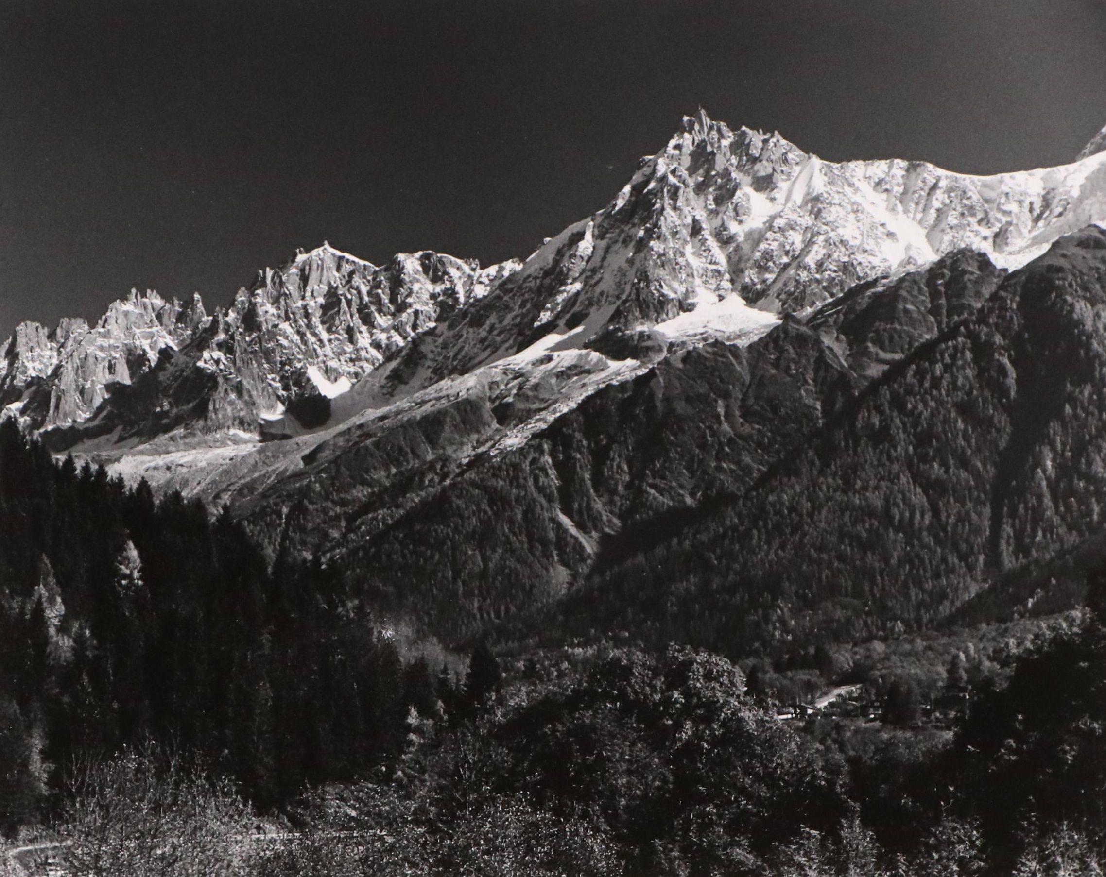 Richard Humbert Silver Gelatin Print "Aiguilles de Chamonix, FR Oct 1977"