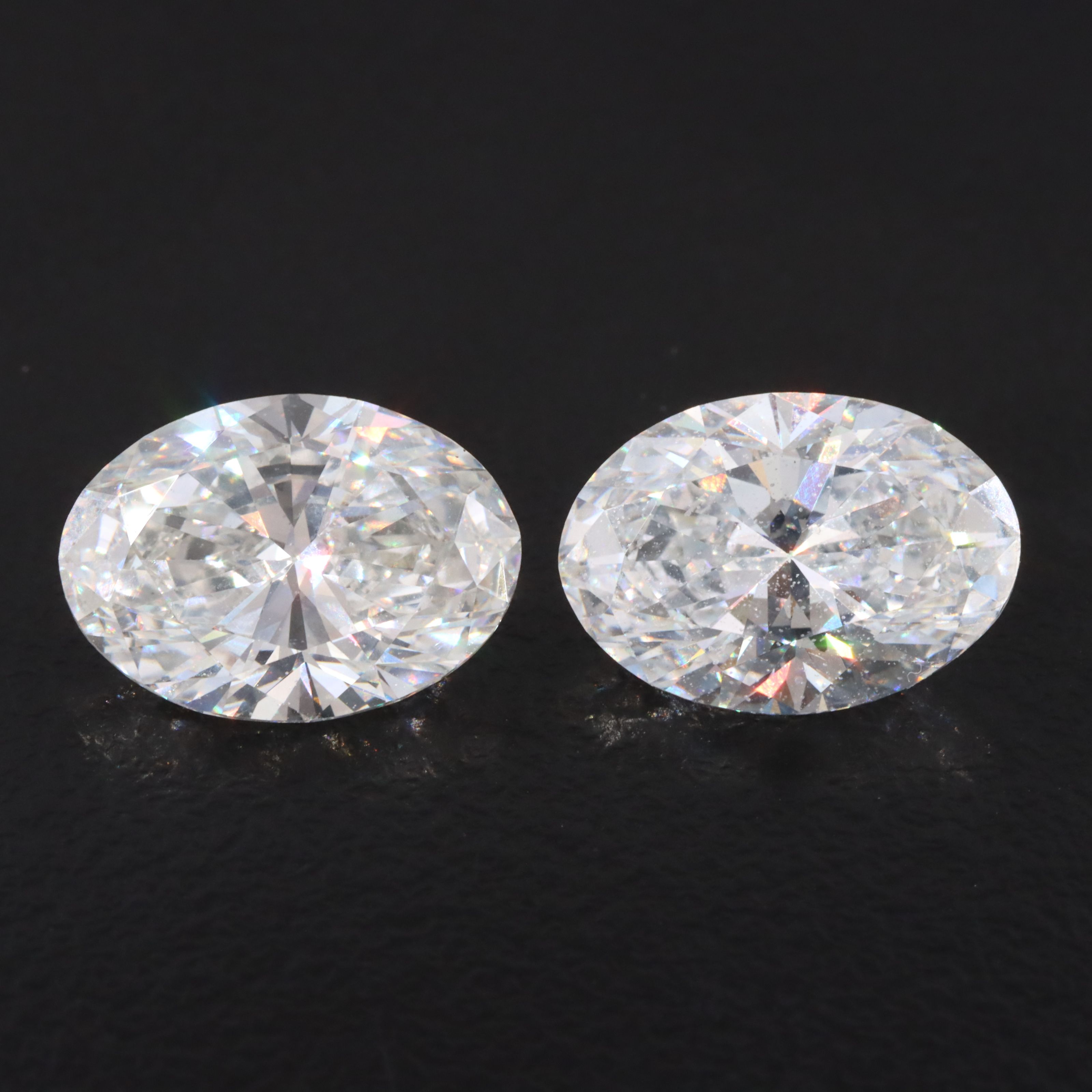 Loose 7.09 CTW Lab Grown Diamond Pair
