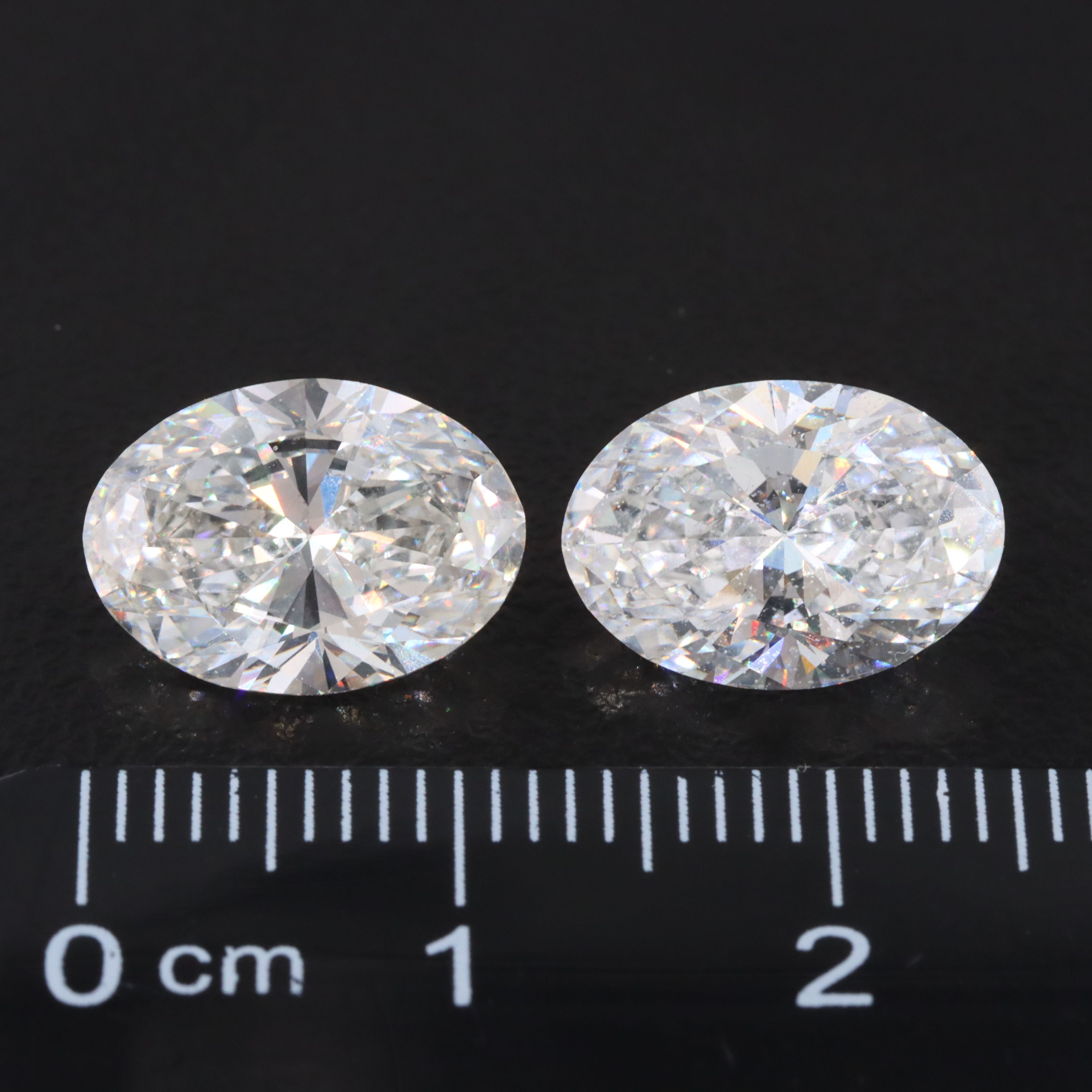 Loose 7.09 CTW Lab Grown Diamond Pair