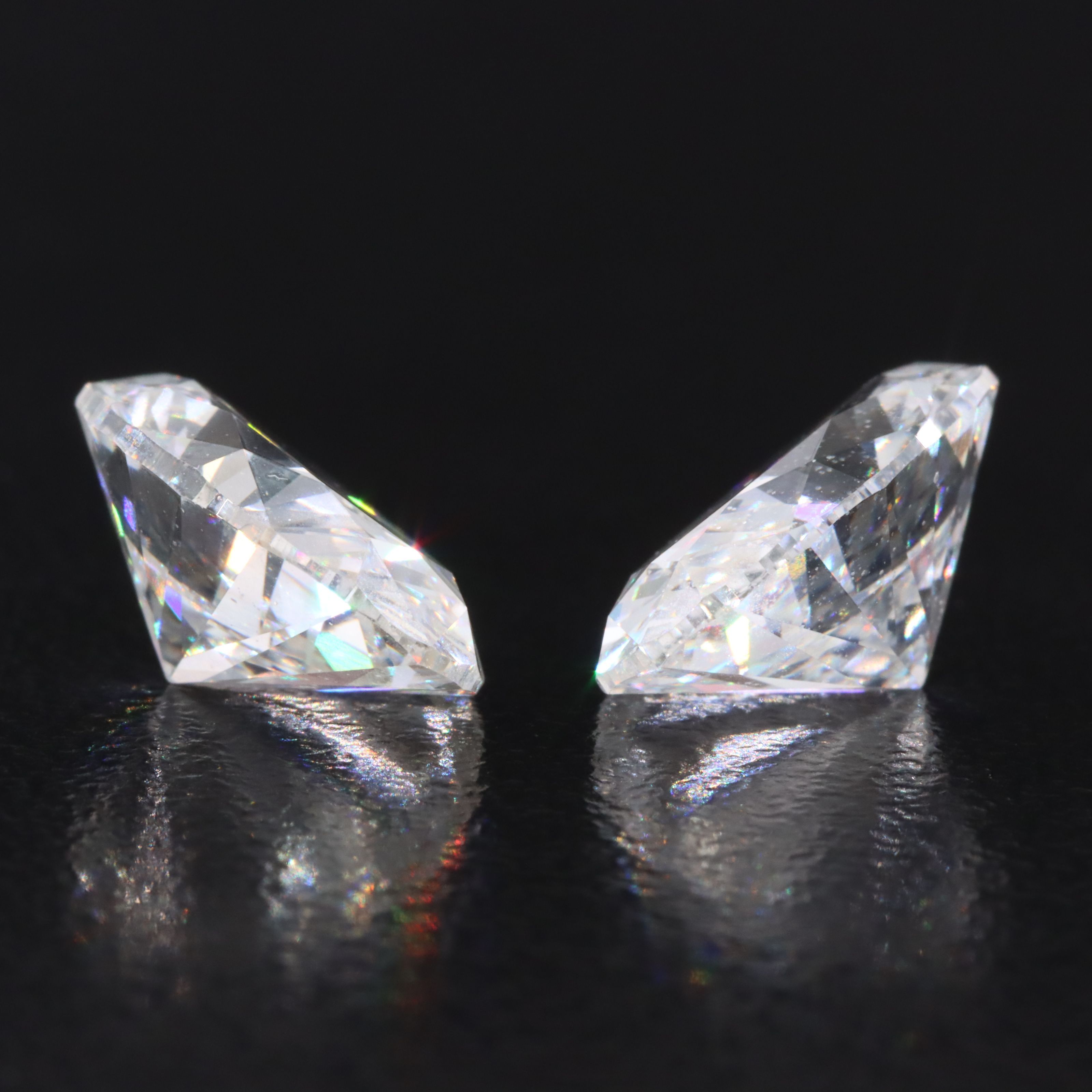 Loose 7.09 CTW Lab Grown Diamond Pair