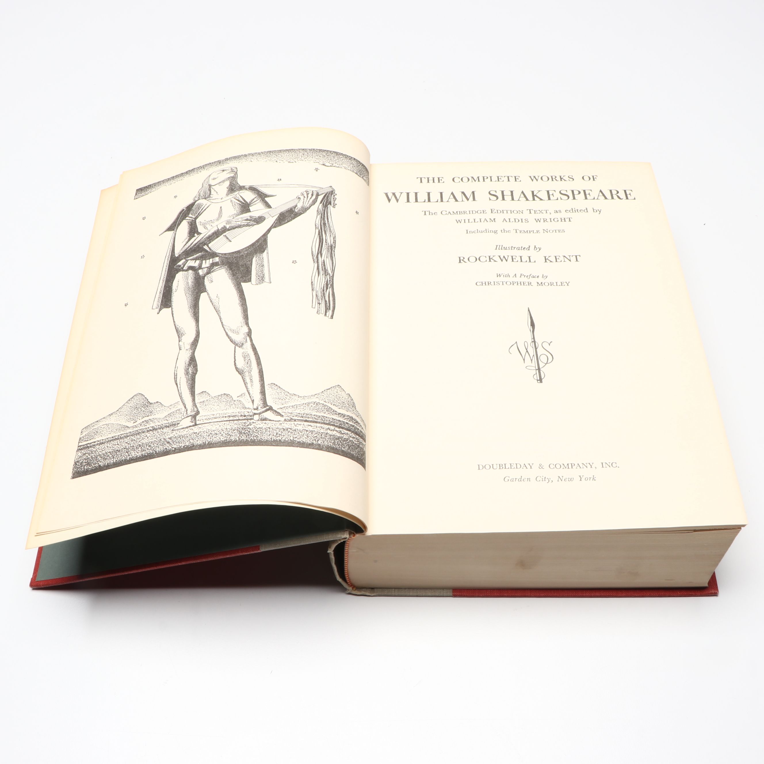 "The Complete Works of William Shakespeare" with "A Tale of Two Cities"