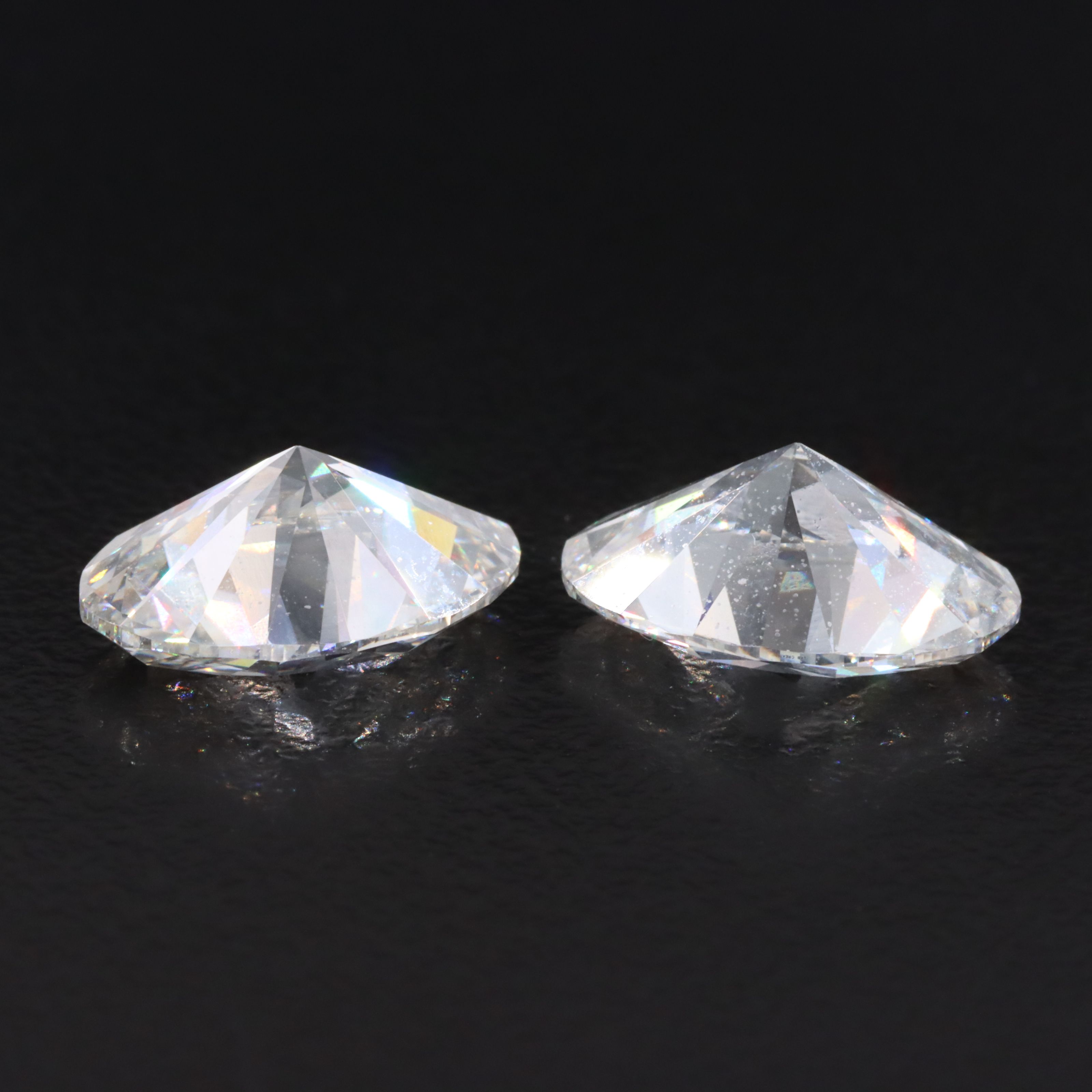 Loose 7.09 CTW Lab Grown Diamond Pair