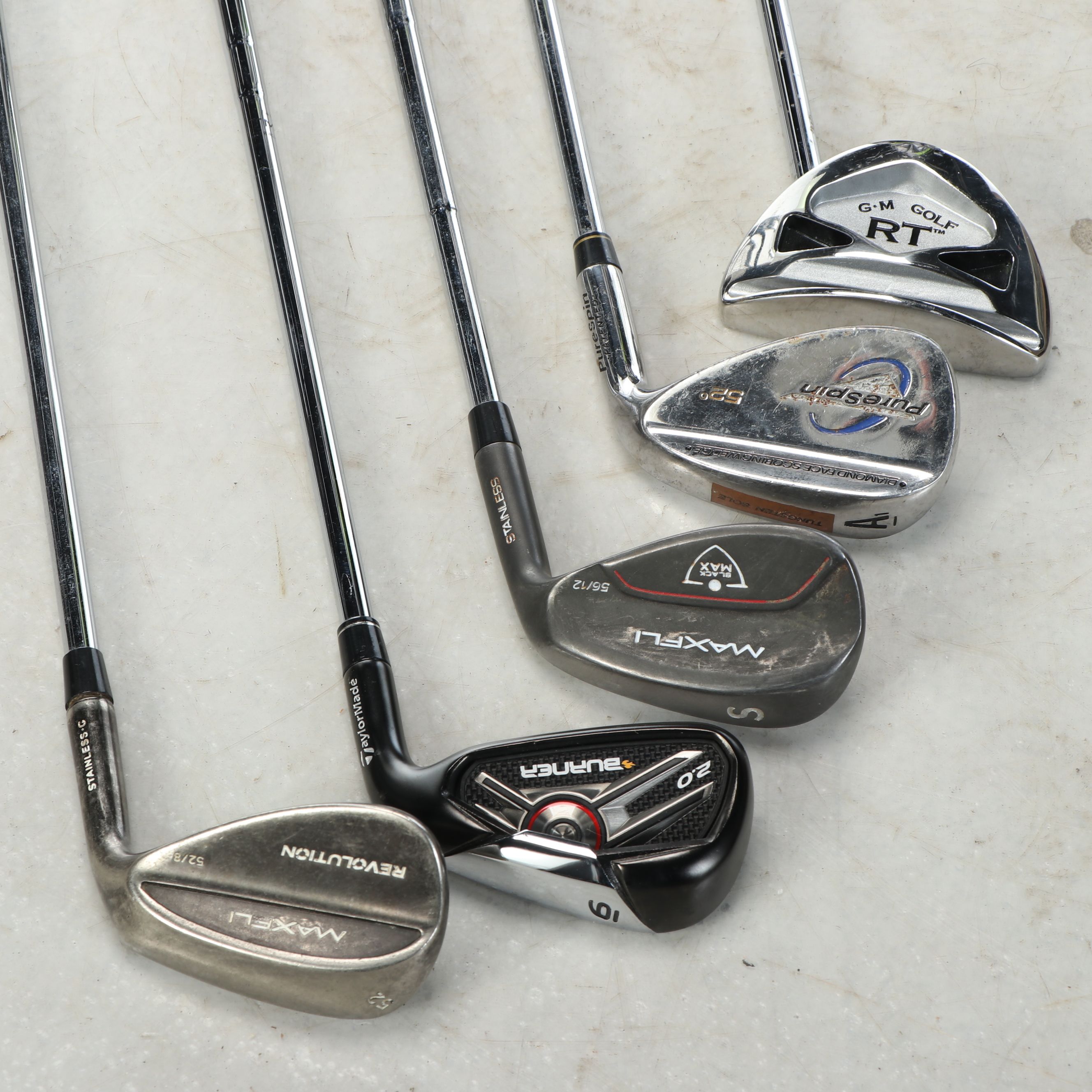 Mizuno "T-Zoid" with Taylormade and Other Golf Clubs
