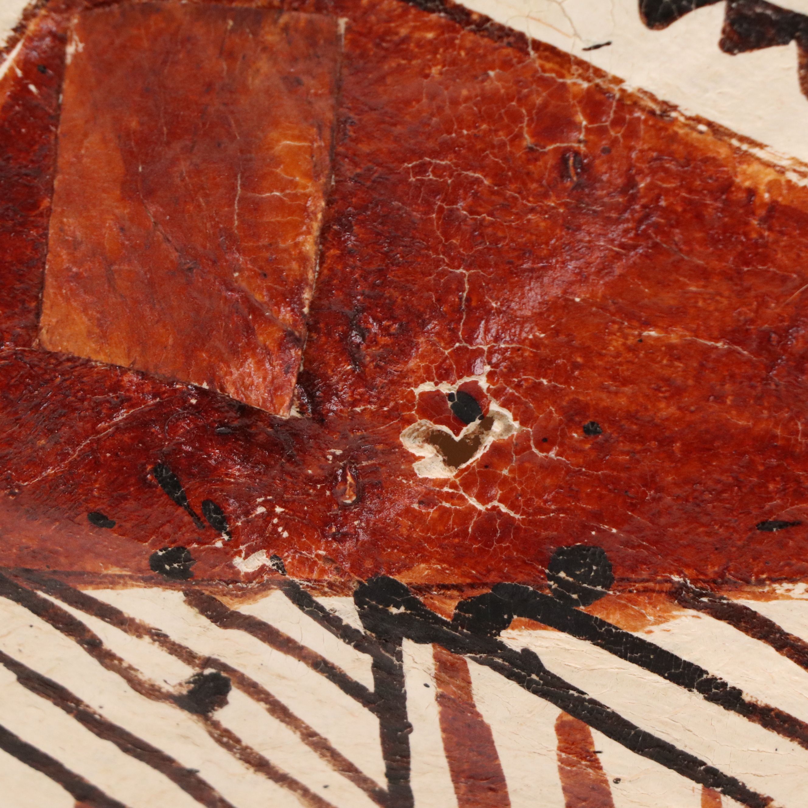 Two Tongan Ngatu Tapa Cloths