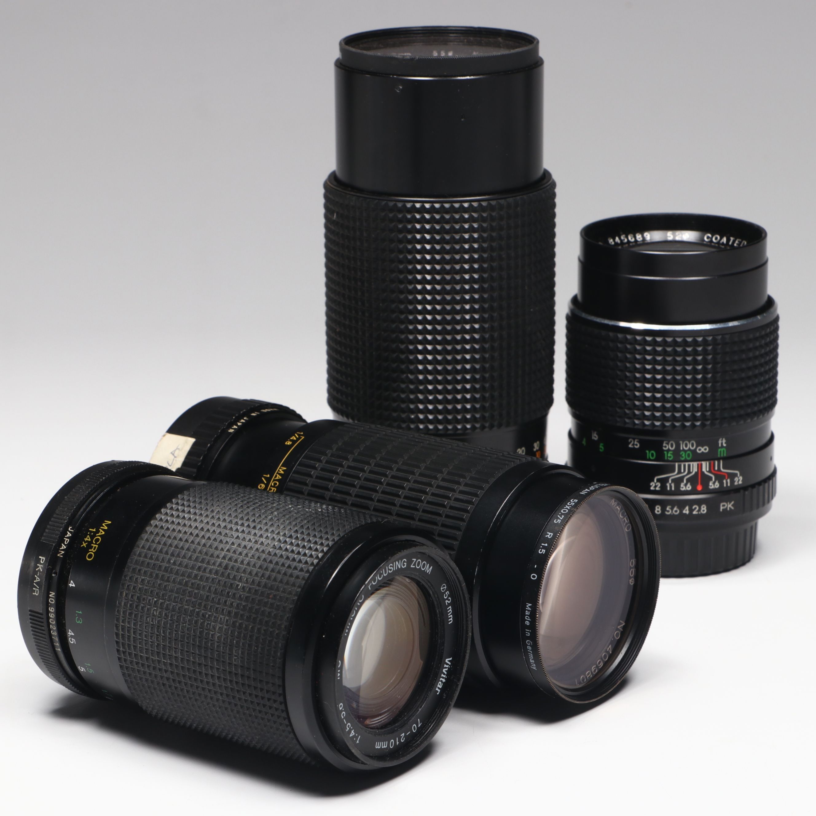 Sears 80–200mm f/4 Zoom Lens with Hoya Skylight 1B Filter and More Camera Lenses
