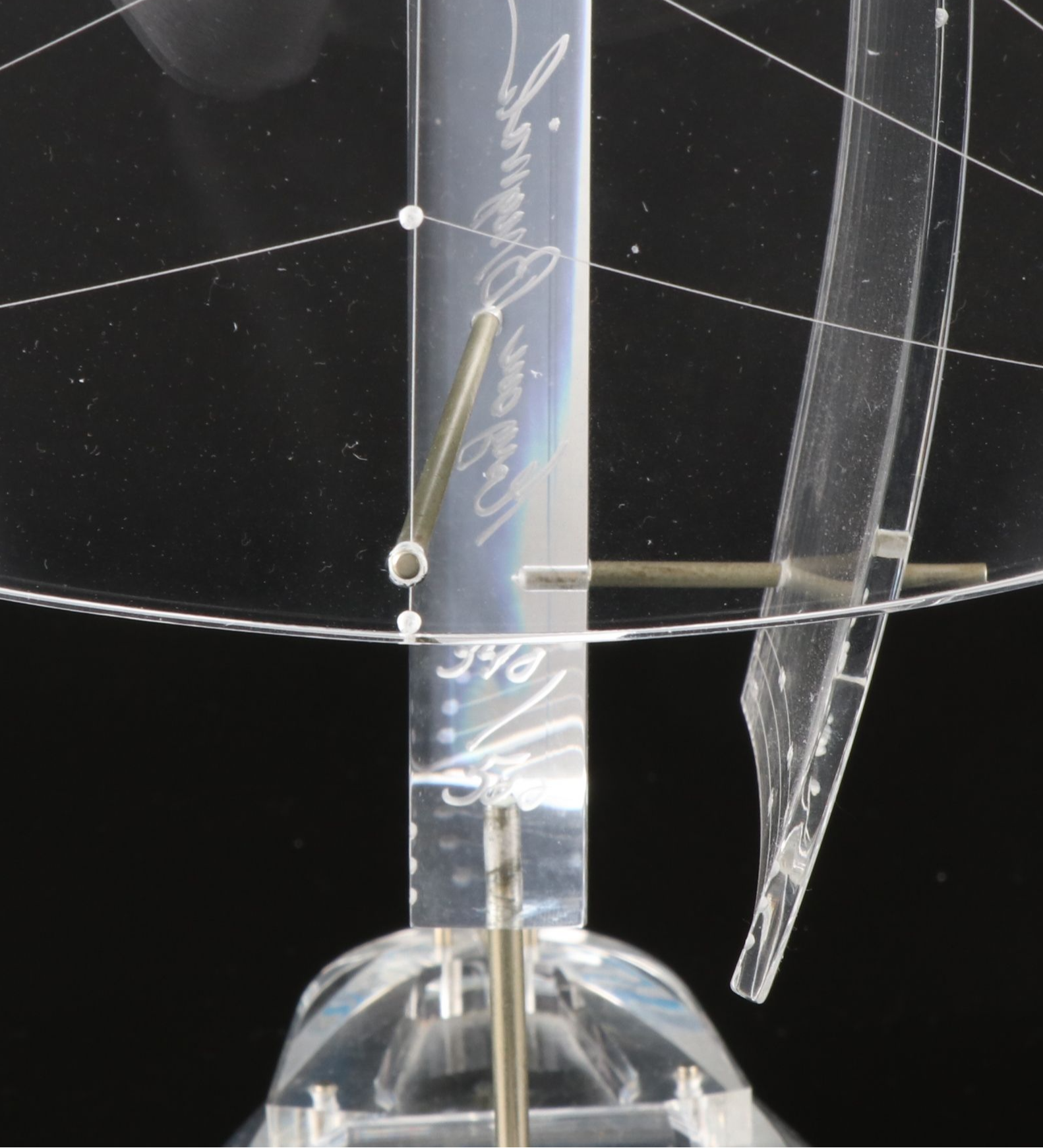 Eugene Brignola Acrylic Racing Yacht Model, Late 20th Century
