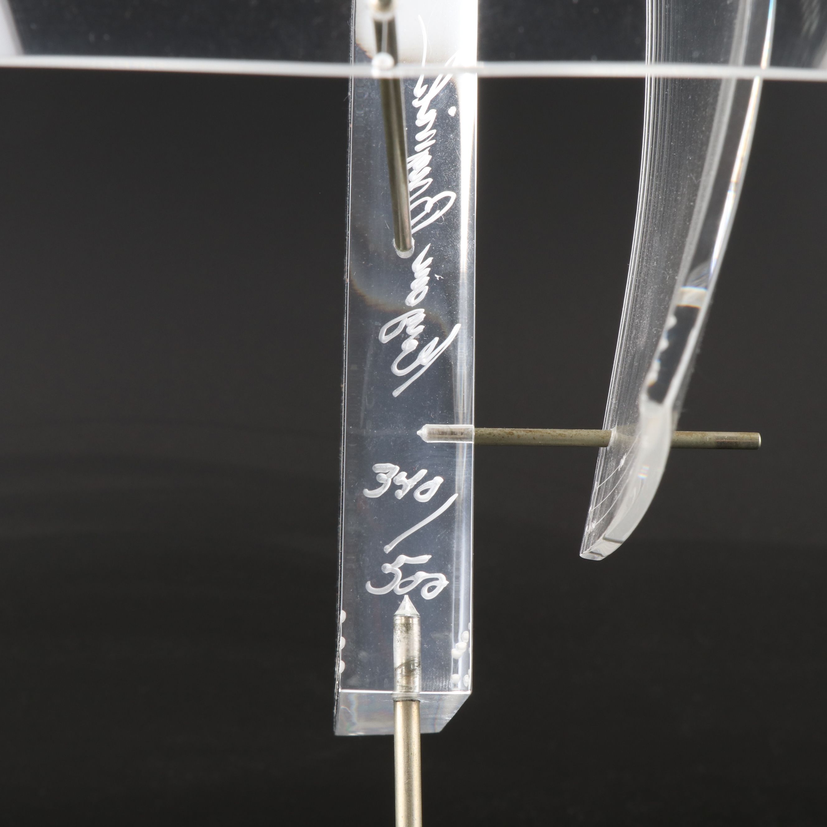 Eugene Brignola Acrylic Racing Yacht Model, Late 20th Century