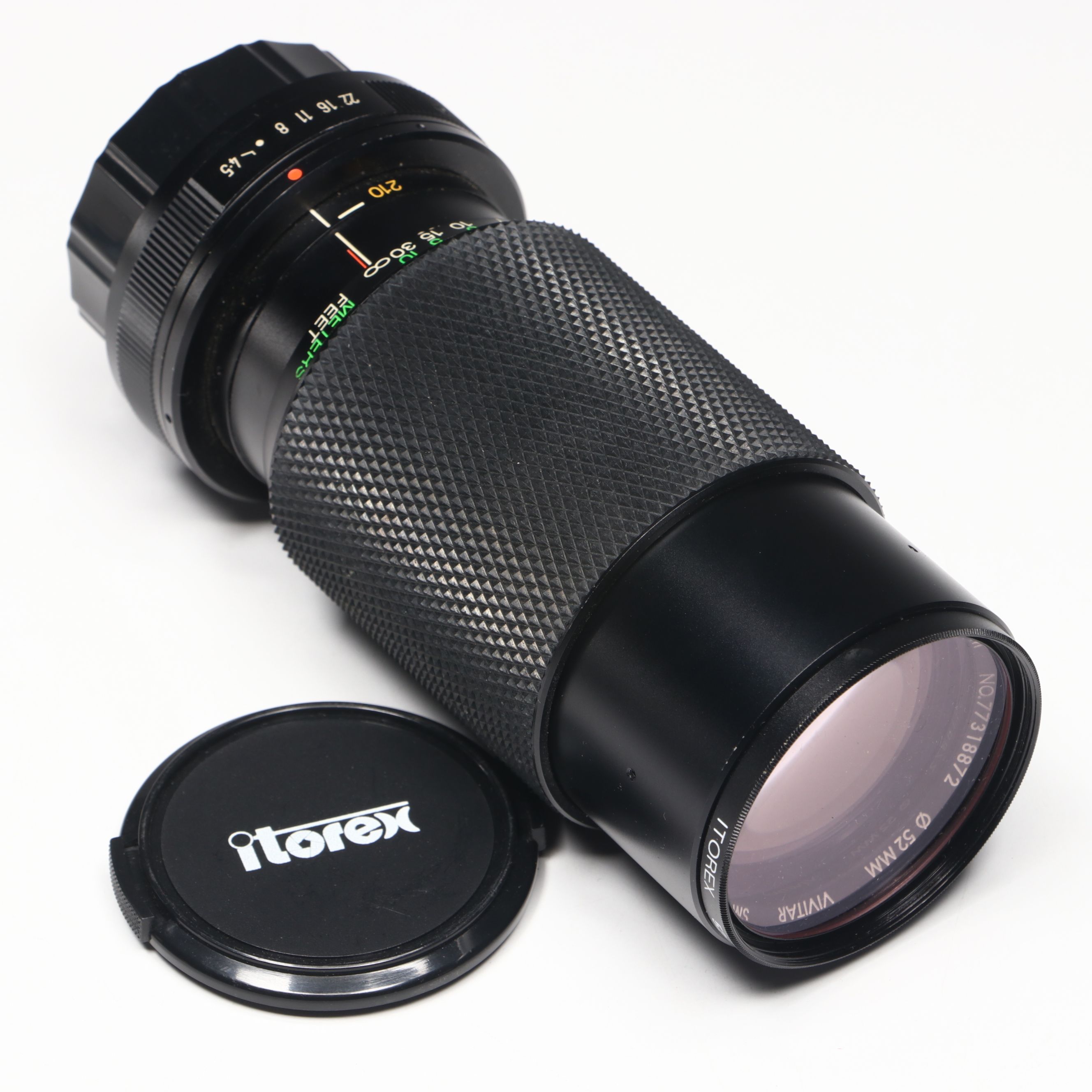 Vivitar 70–210 mm f/4.5 Macro Lens with More Camera Lenses