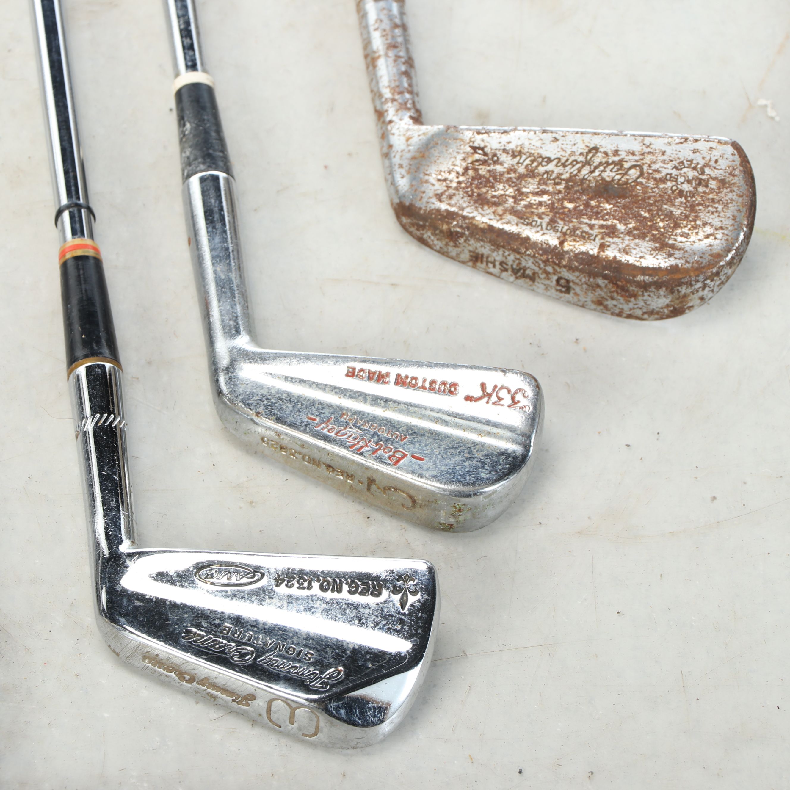 Wilson "Dutch Harrison" with Titleist and Other Vintage Golf Clubs