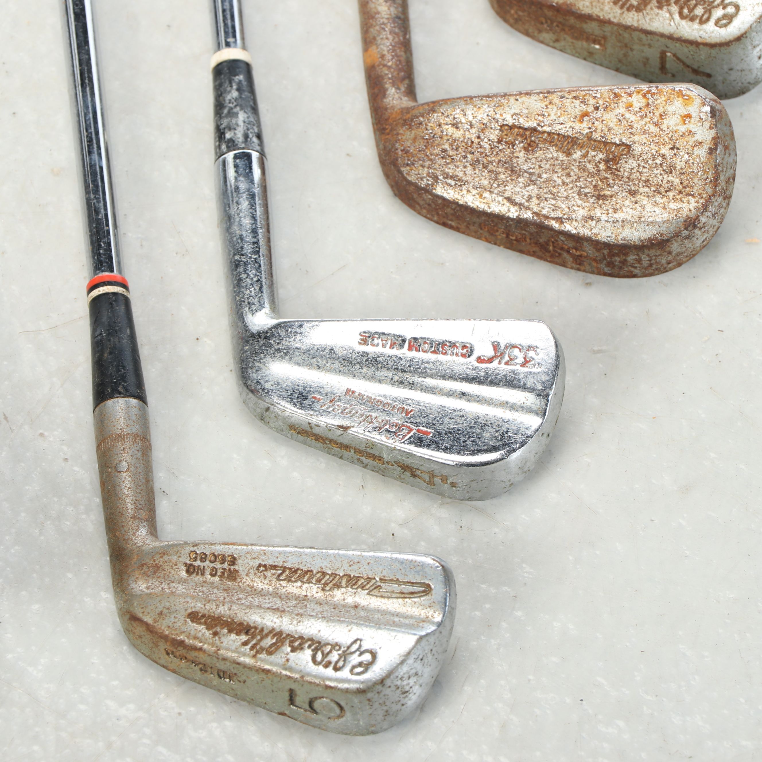 Wilson "Dutch Harrison" with Titleist and Other Vintage Golf Clubs