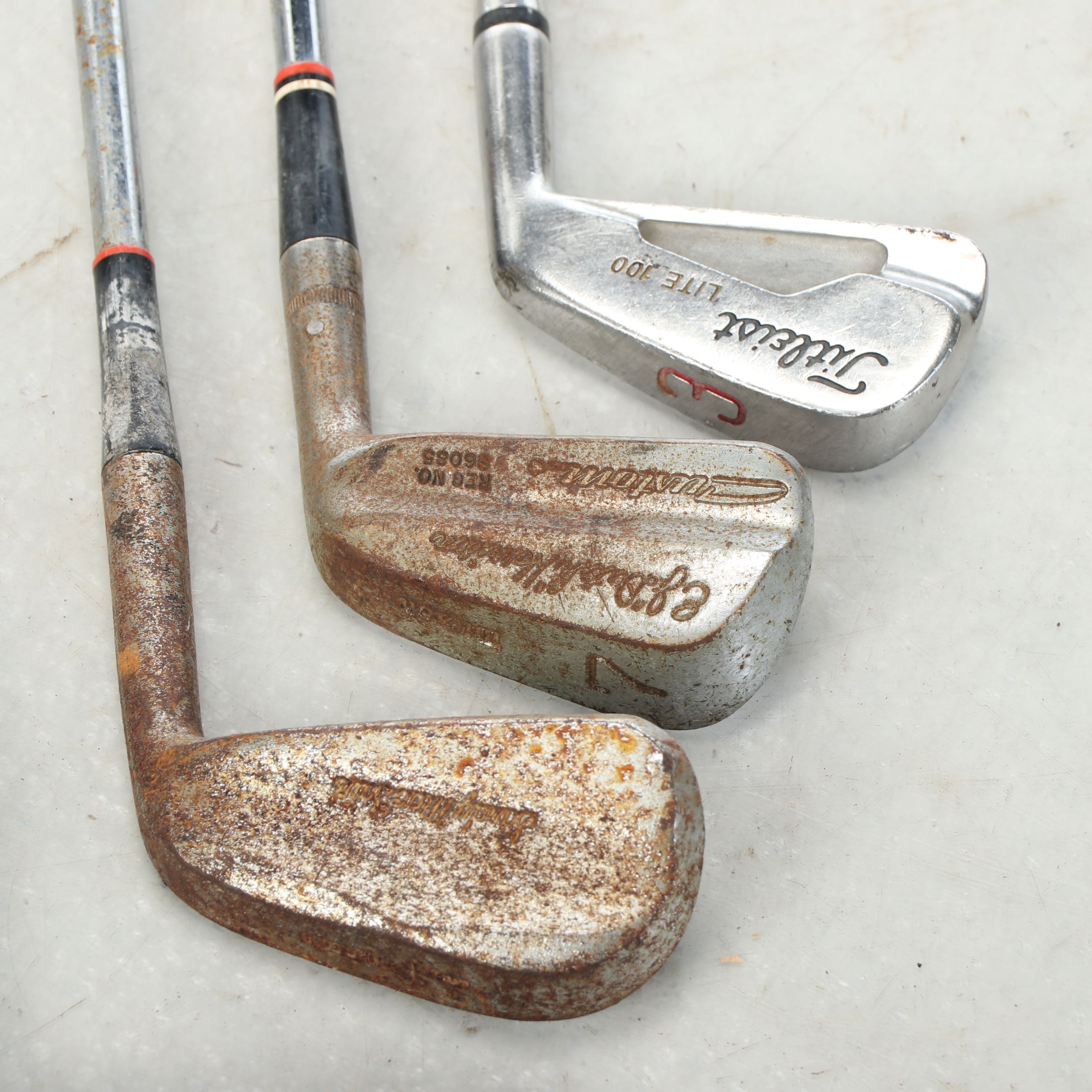Wilson "Dutch Harrison" with Titleist and Other Vintage Golf Clubs