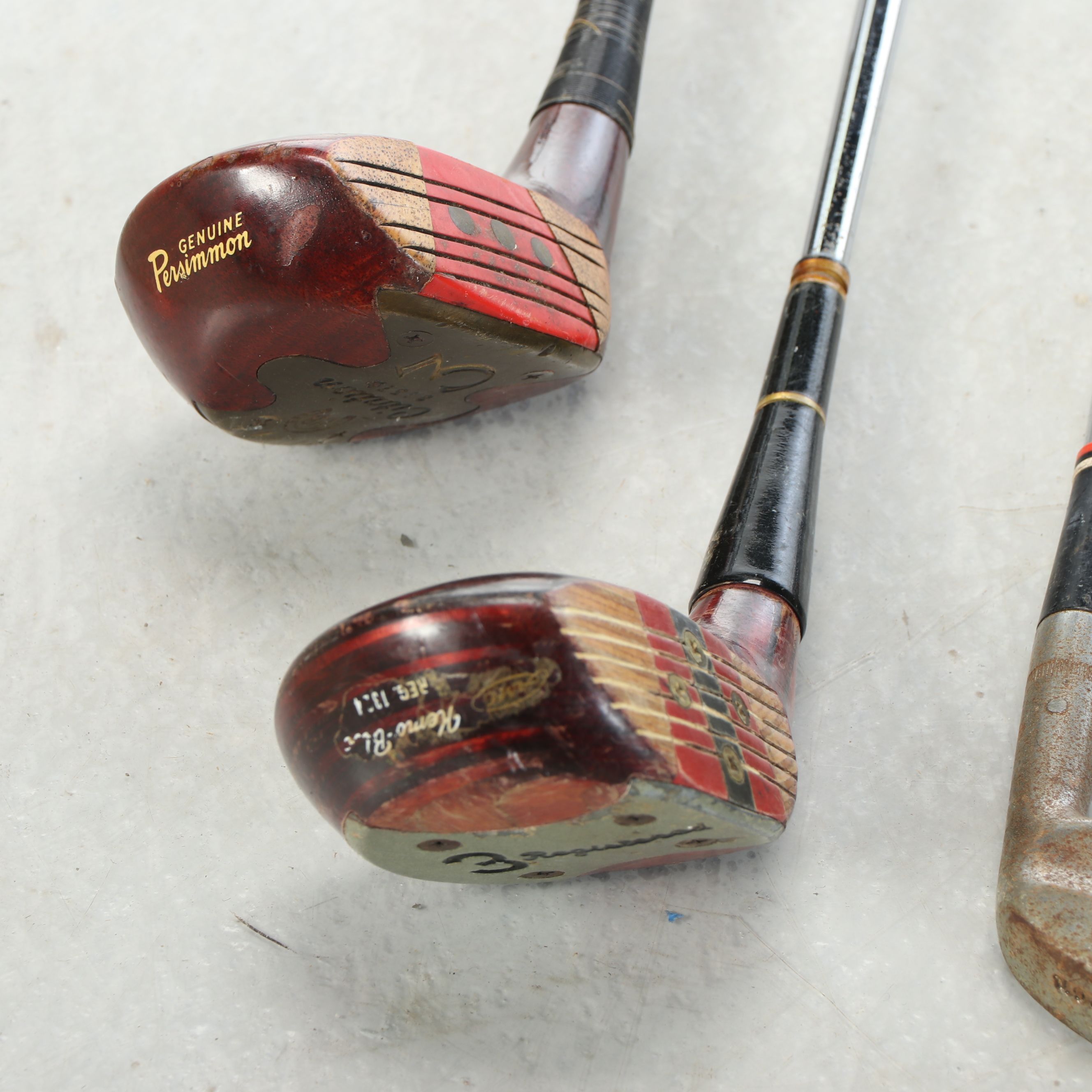 Wilson "Dutch Harrison" with Titleist and Other Vintage Golf Clubs