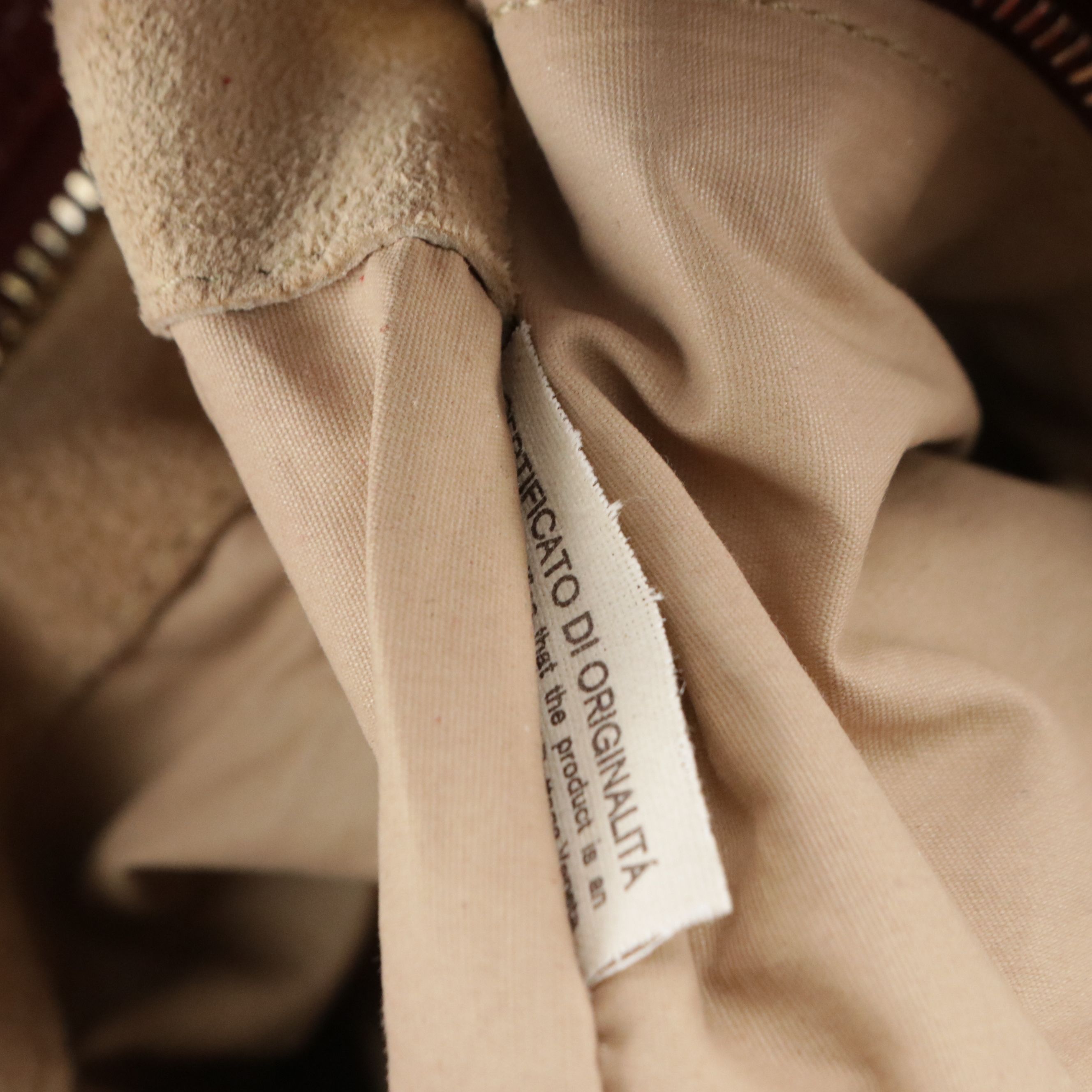 Bottega Veneta Slouchy Braided Strap Hobo Bag in Deep Red Grained Leather