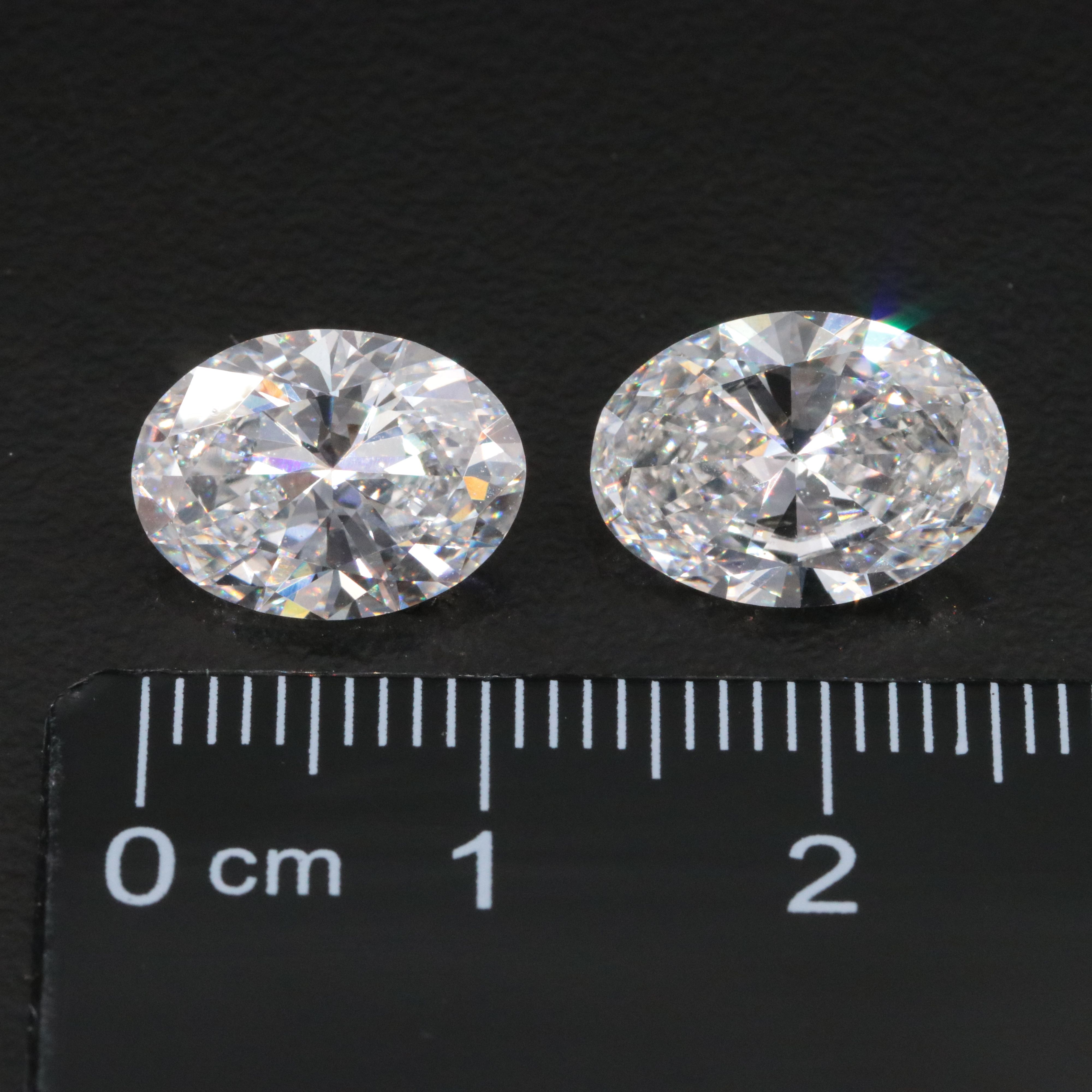Loose 7.06 CTW Lab Grown Diamond Pair