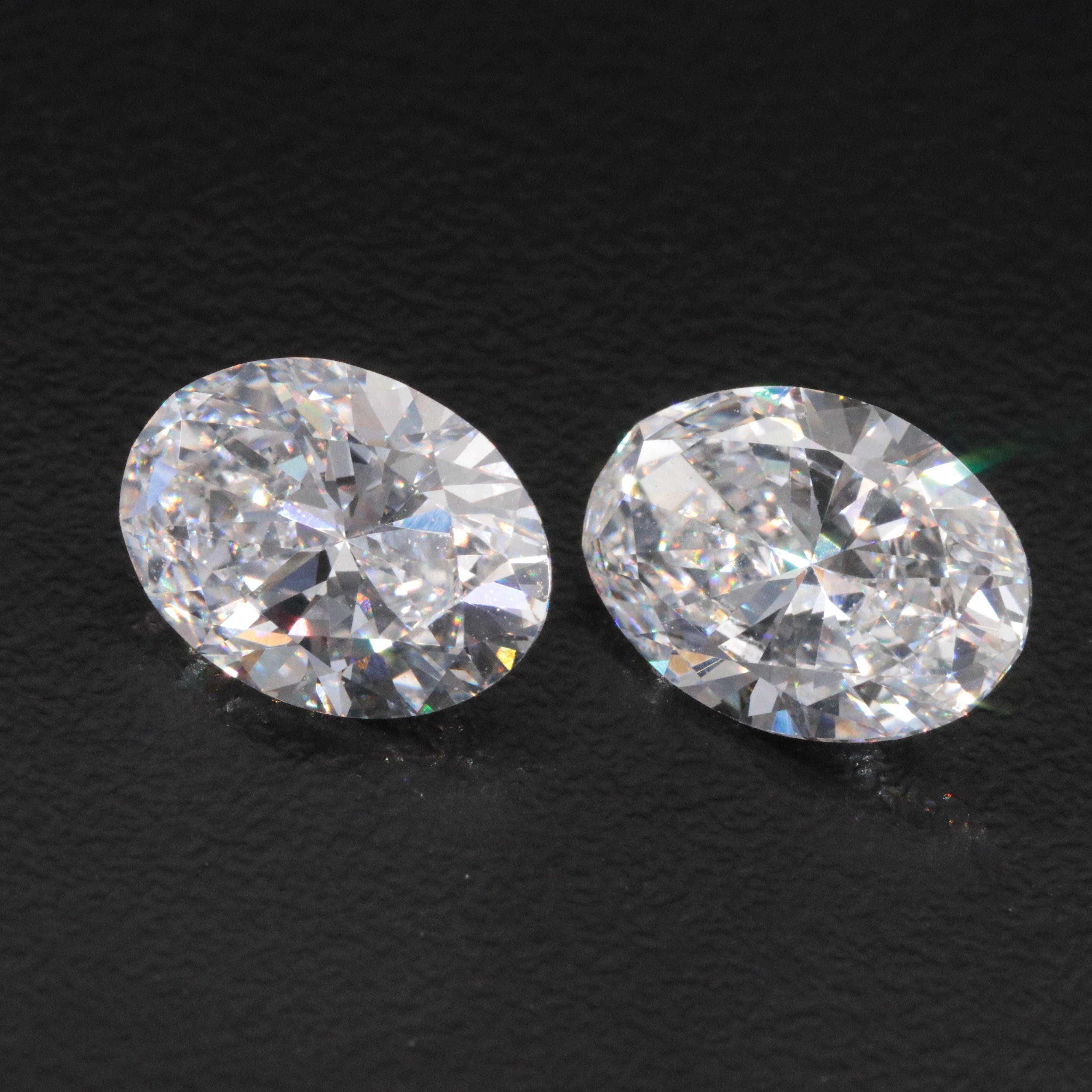 Loose 7.06 CTW Lab Grown Diamond Pair