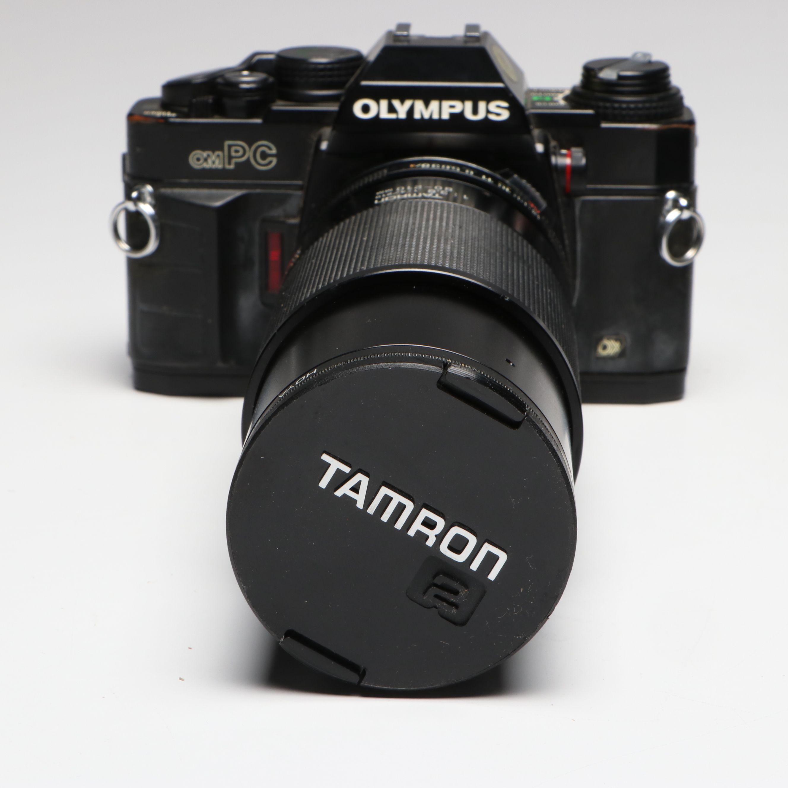 Olympus OM-PC SLR Film Camera with Tamron and More Lenses