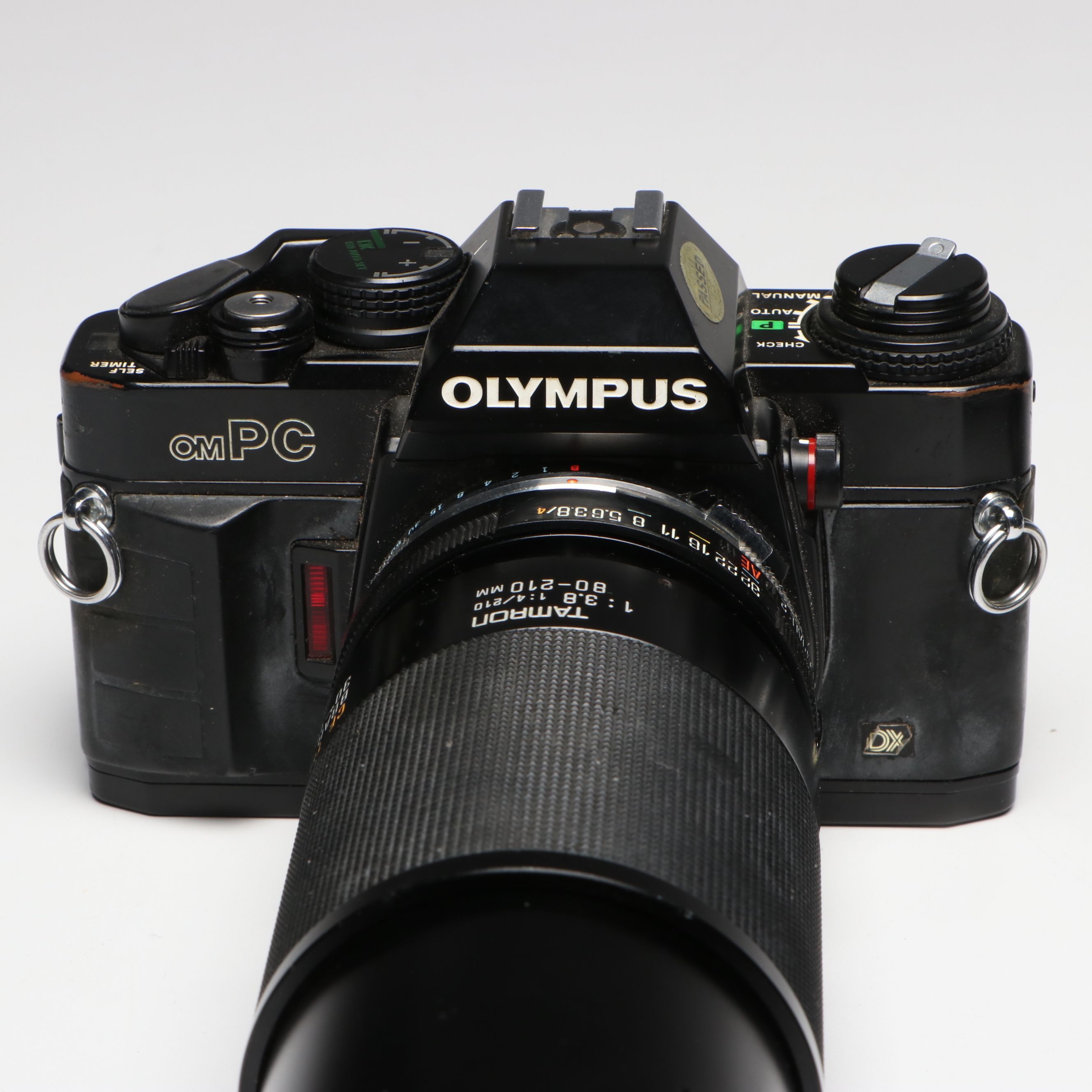 Olympus OM-PC SLR Film Camera with Tamron and More Lenses