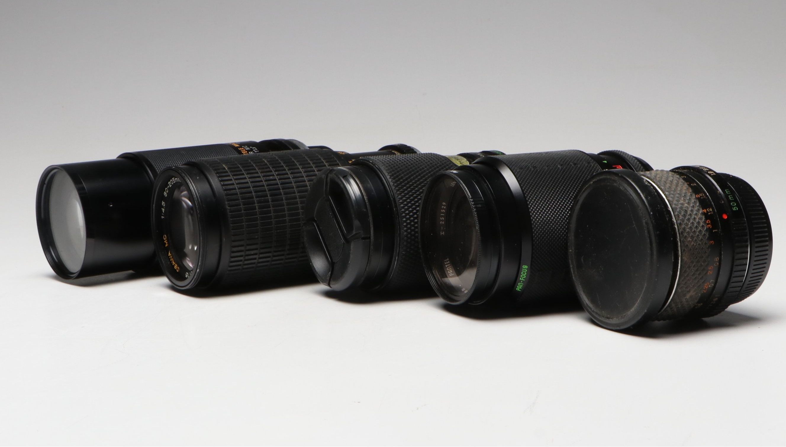 Olympus OM-PC SLR Film Camera with Tamron and More Lenses