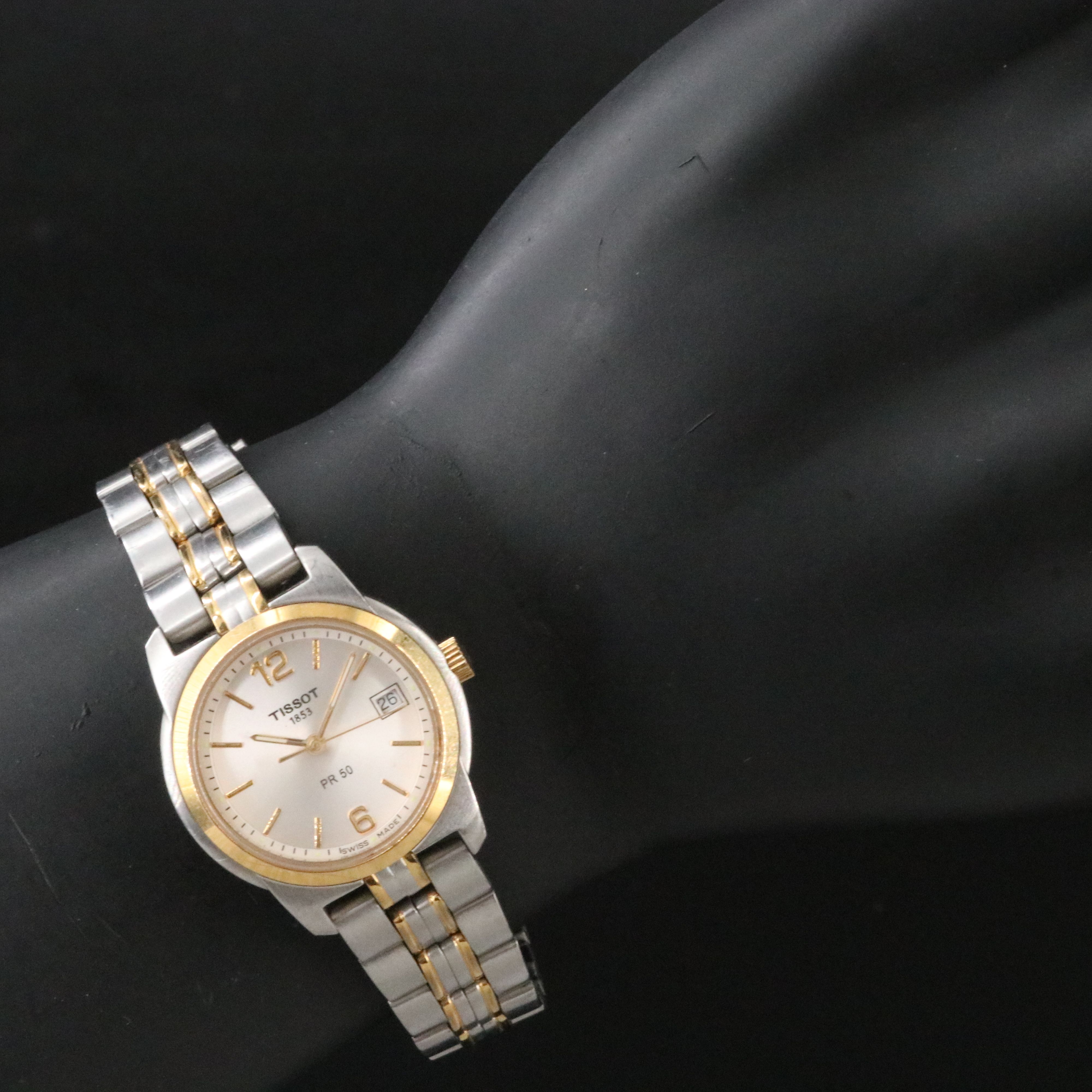 Tissot PR50 Two-Tone Stainless Steel Swiss Quartz Watch