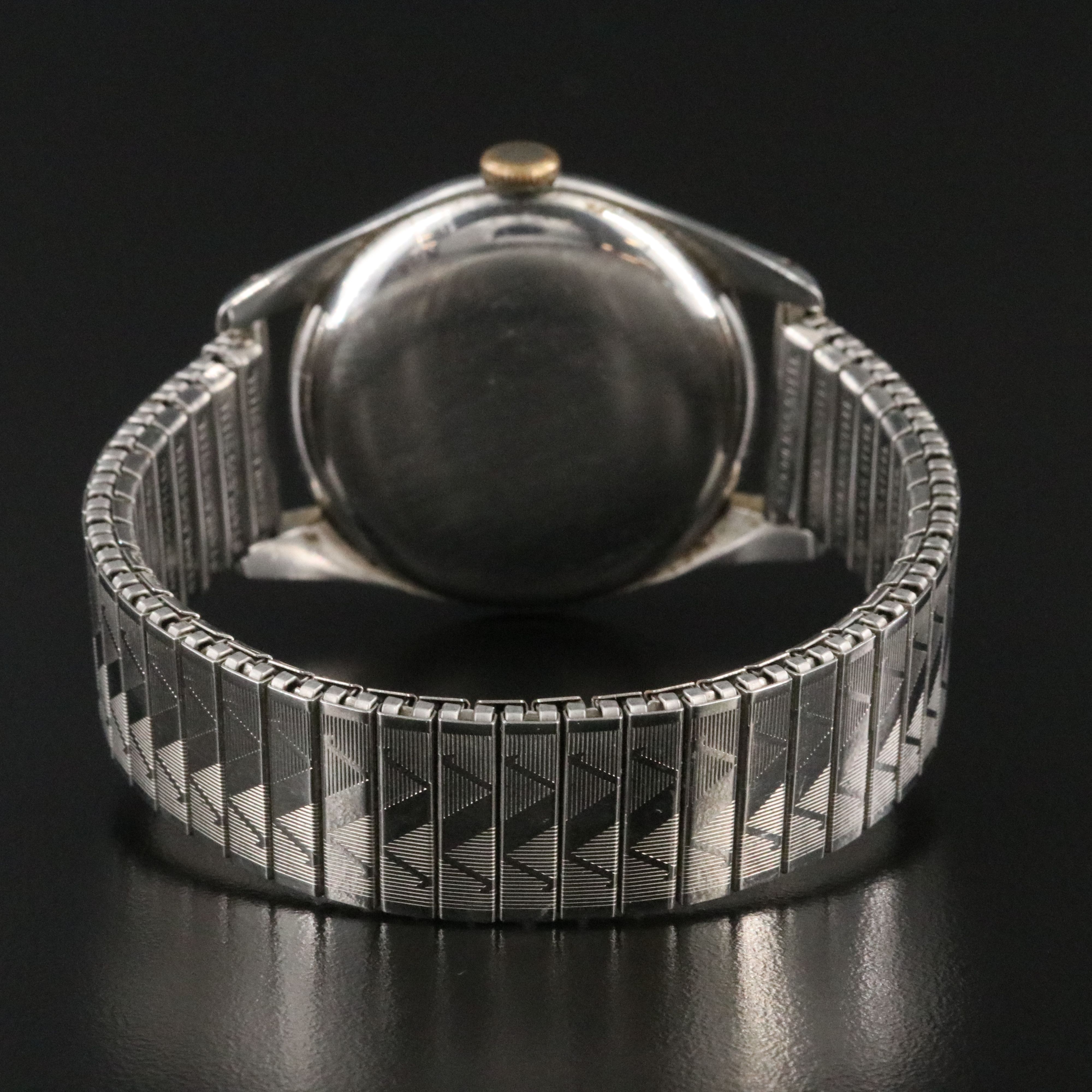 Vintage Omega St. Steel Stem Wind Watch