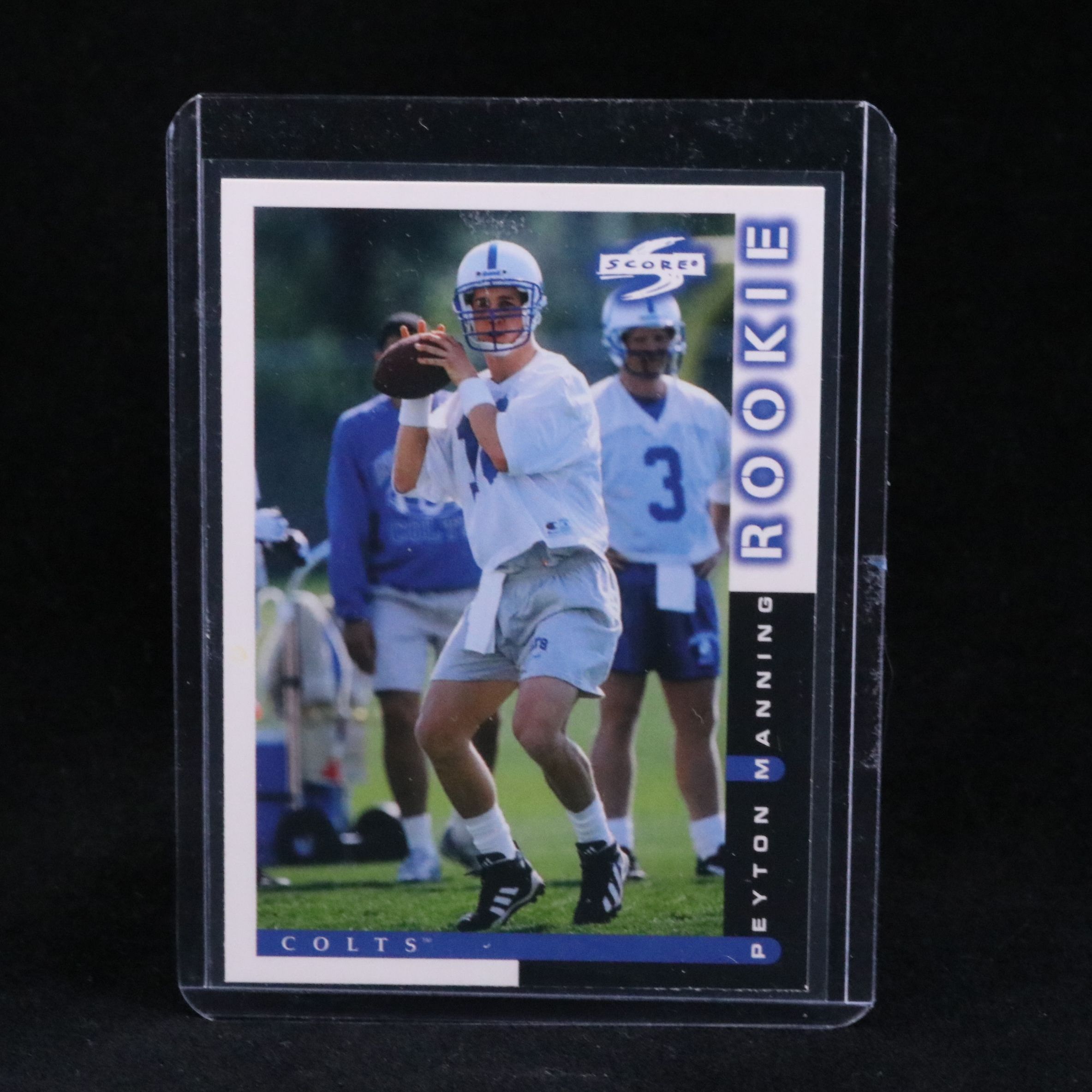 1998 Score Peyton Manning Indianapolis Colts Rookie Football Card