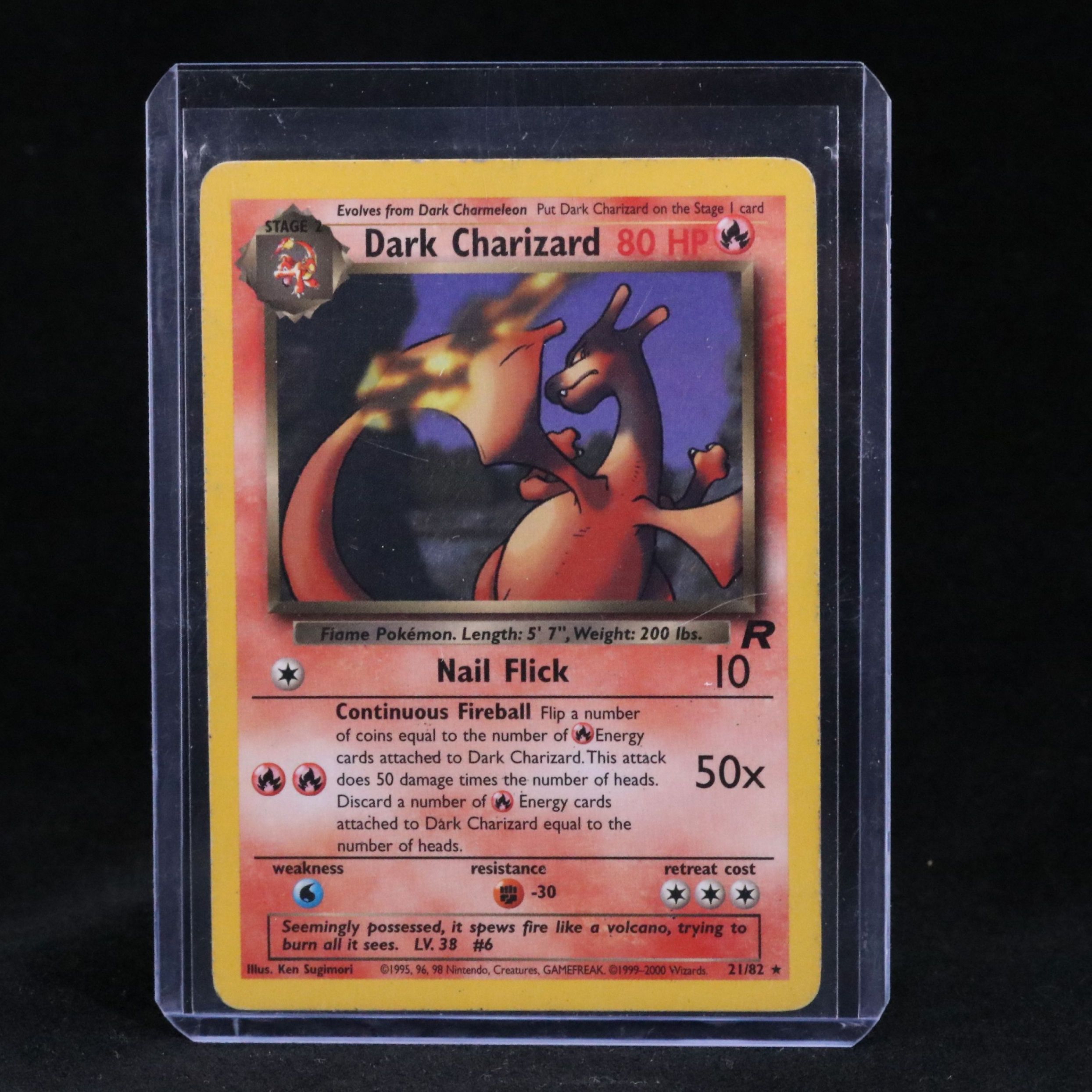Team Rocket Dark Charizard Pokémon Card