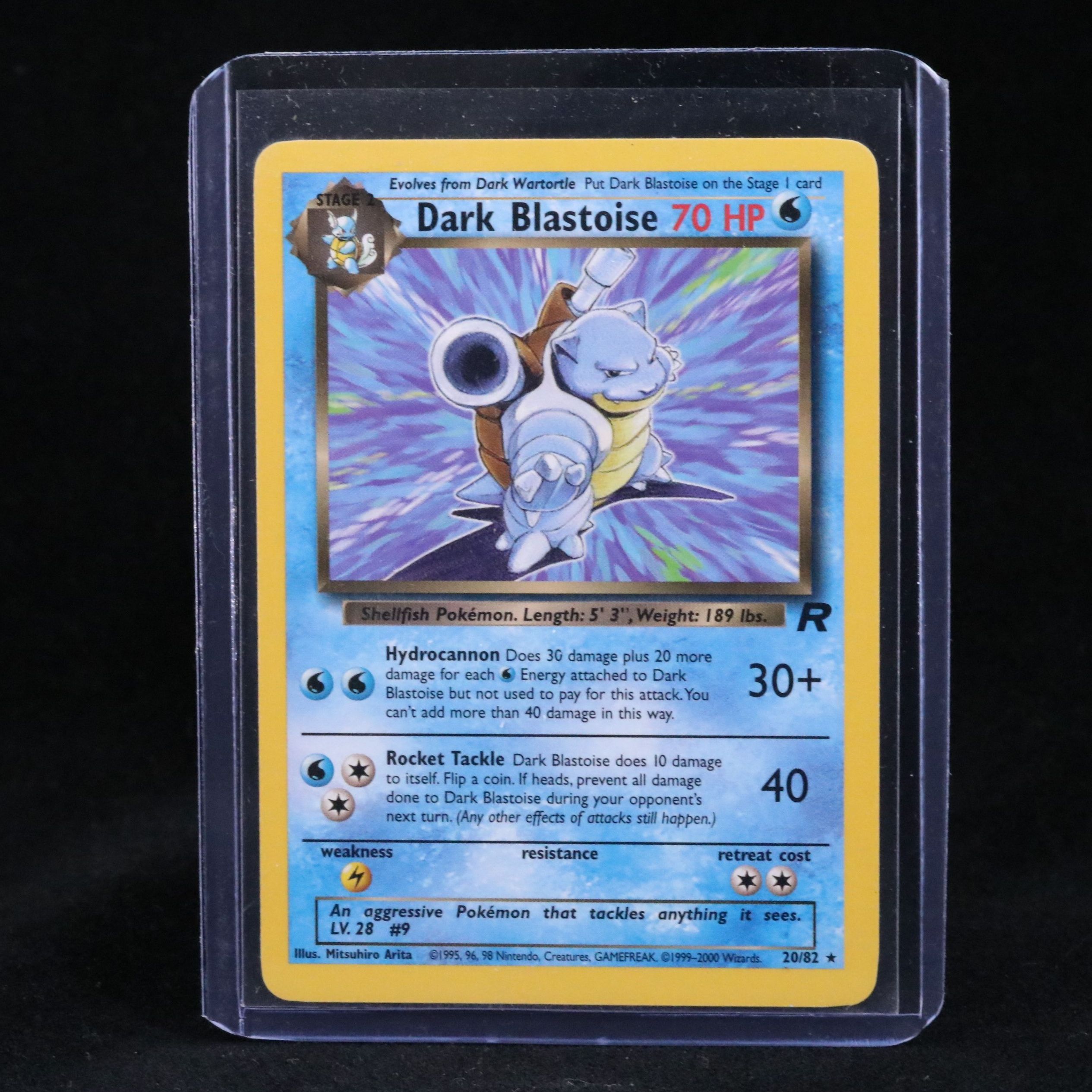 Team Rocket Dark Blastoise Pokémon Card