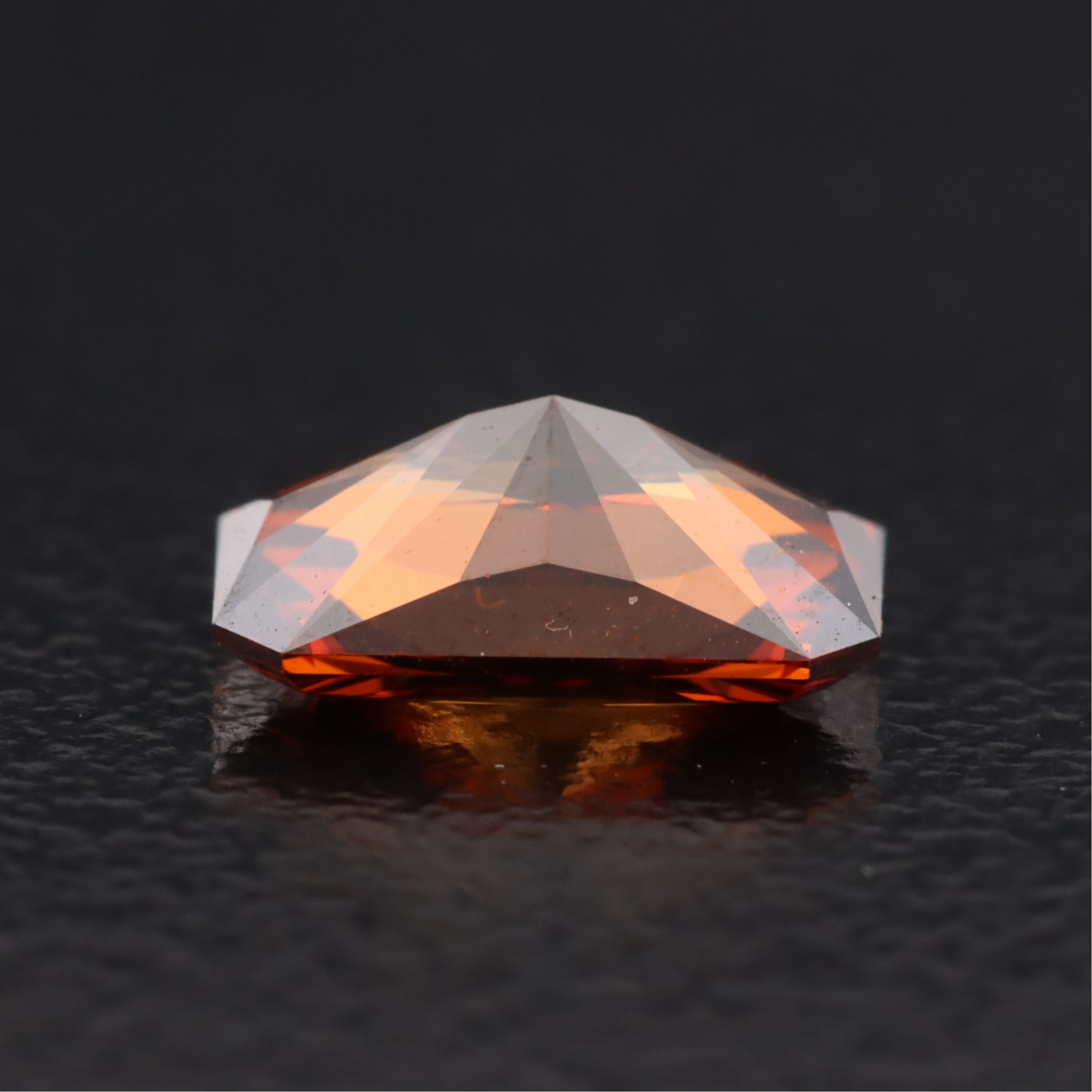 Loose 1.05 CT Lab Grown Fancy Vivid Orange Diamond with IGI Report