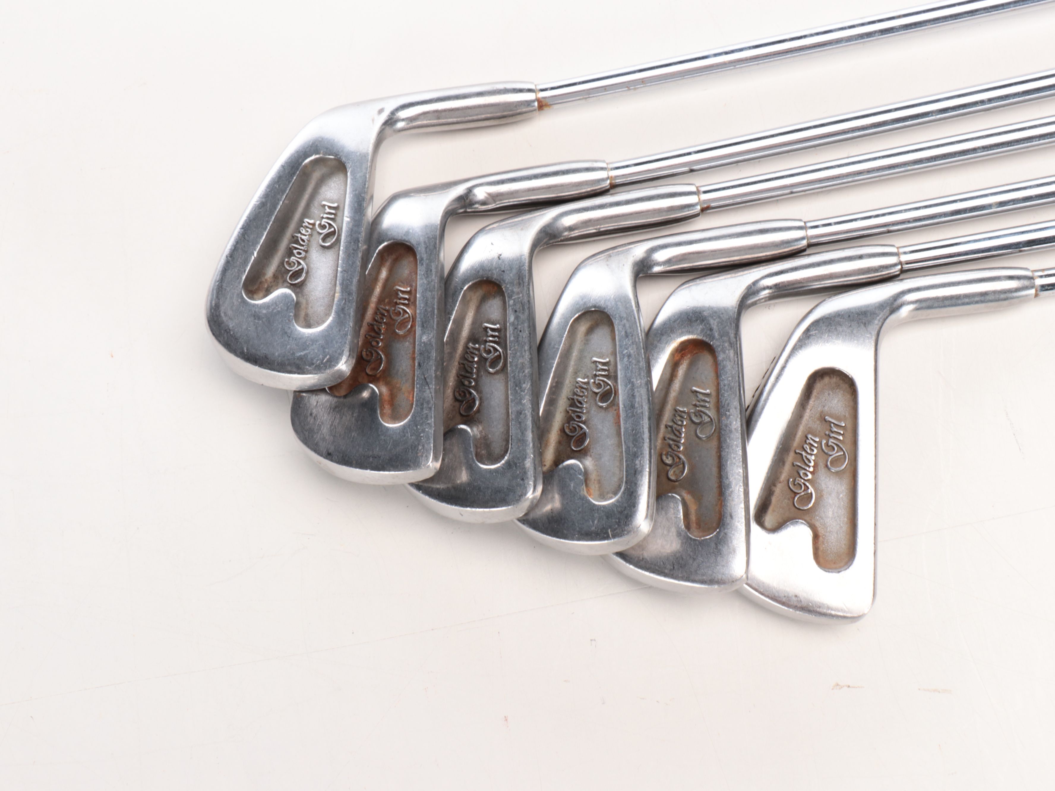 Ram "Golden Girl" with Nike and Other Women's Golf Clubs