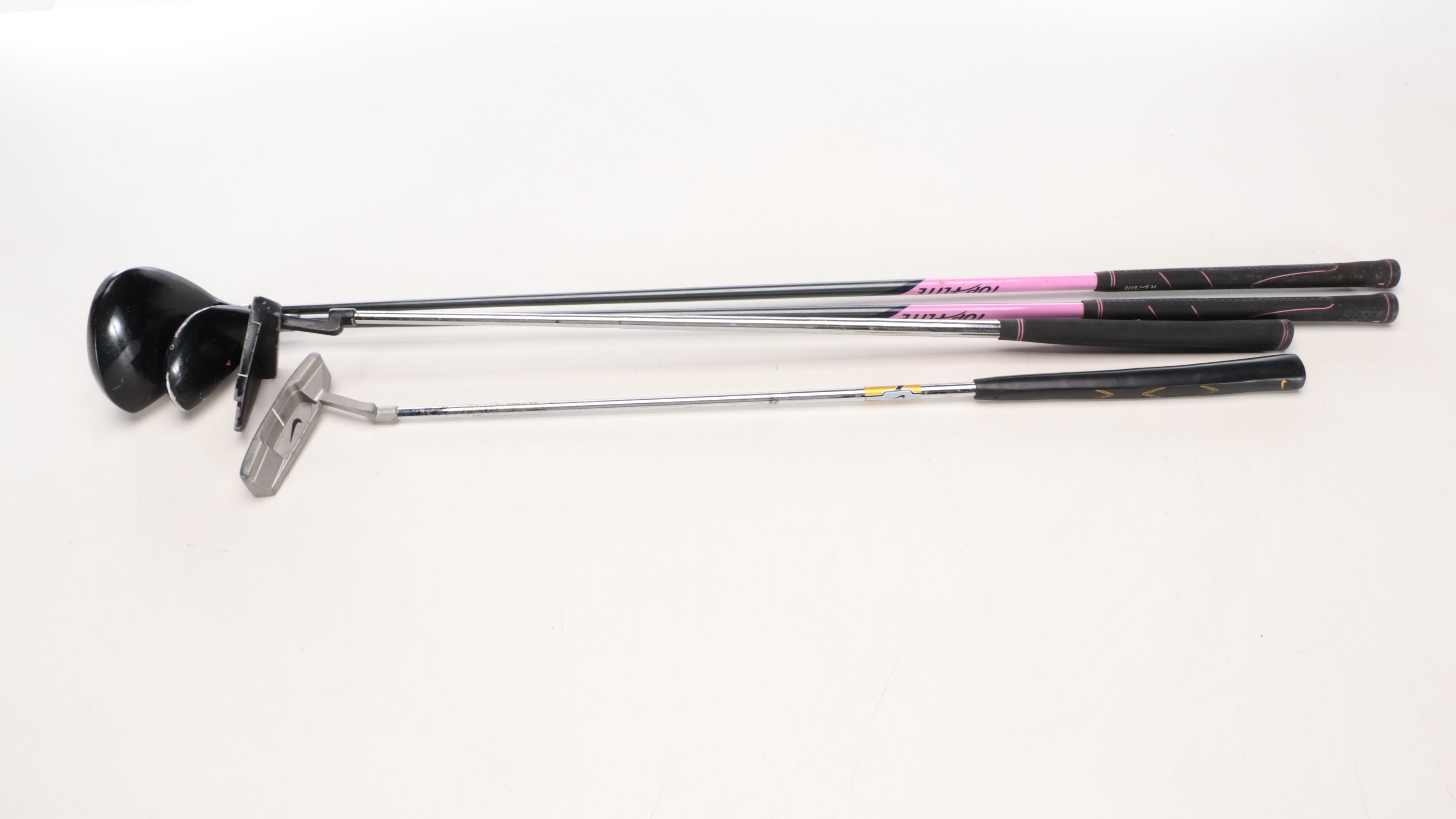 Ram "Golden Girl" with Nike and Other Women's Golf Clubs