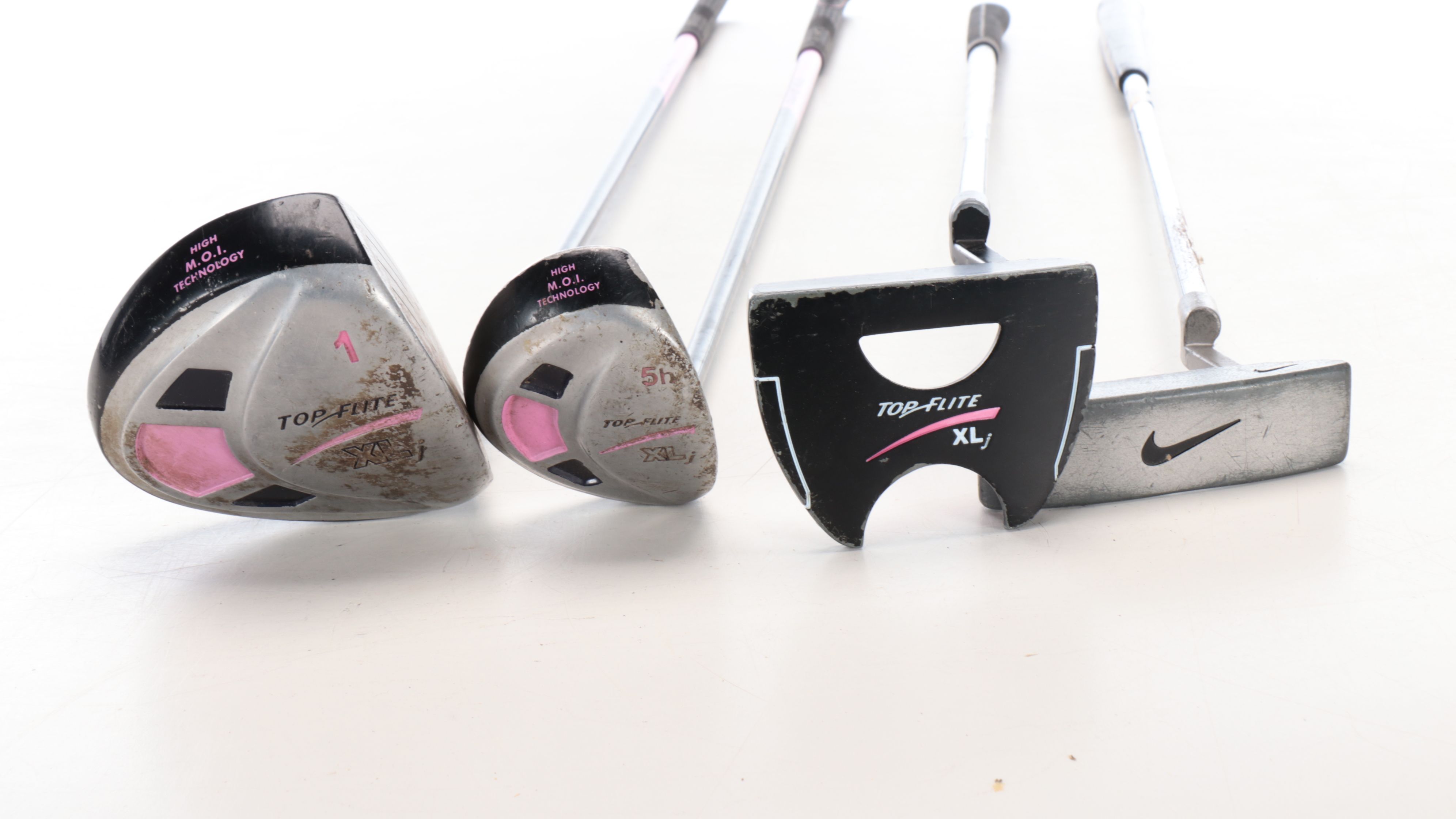 Ram "Golden Girl" with Nike and Other Women's Golf Clubs