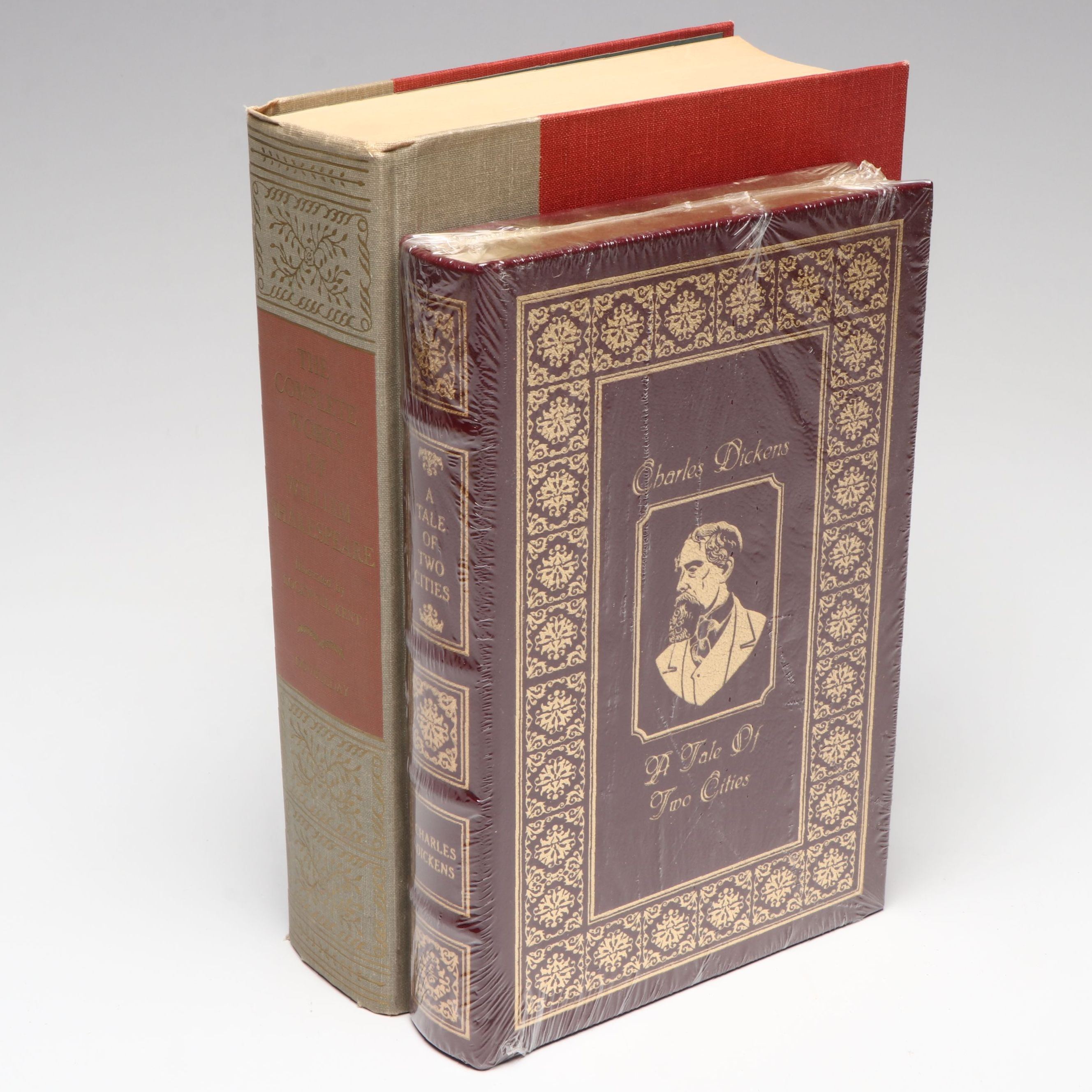 "The Complete Works of William Shakespeare" with "A Tale of Two Cities"
