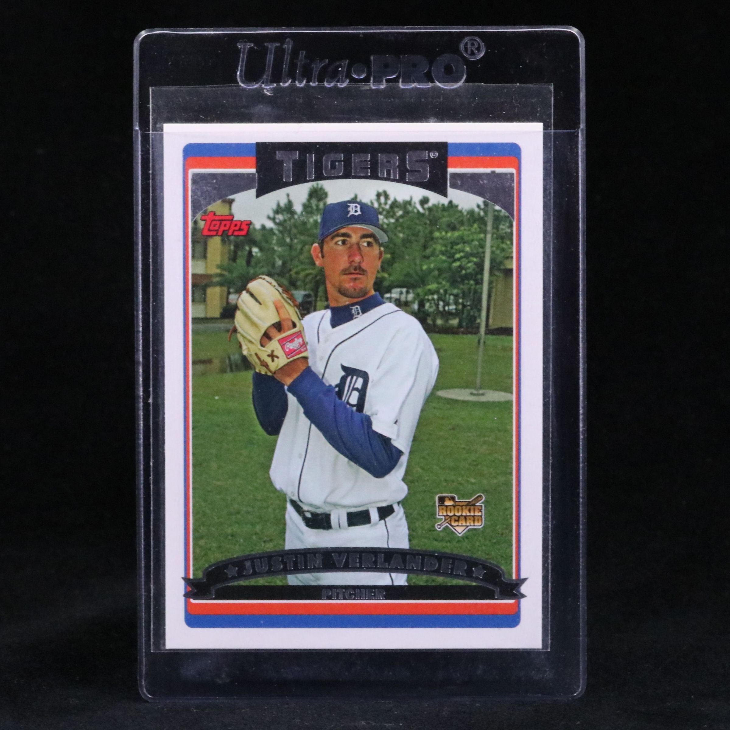 2006 Topps Justin Verlander Detroit Tigers Rookie Baseball Card