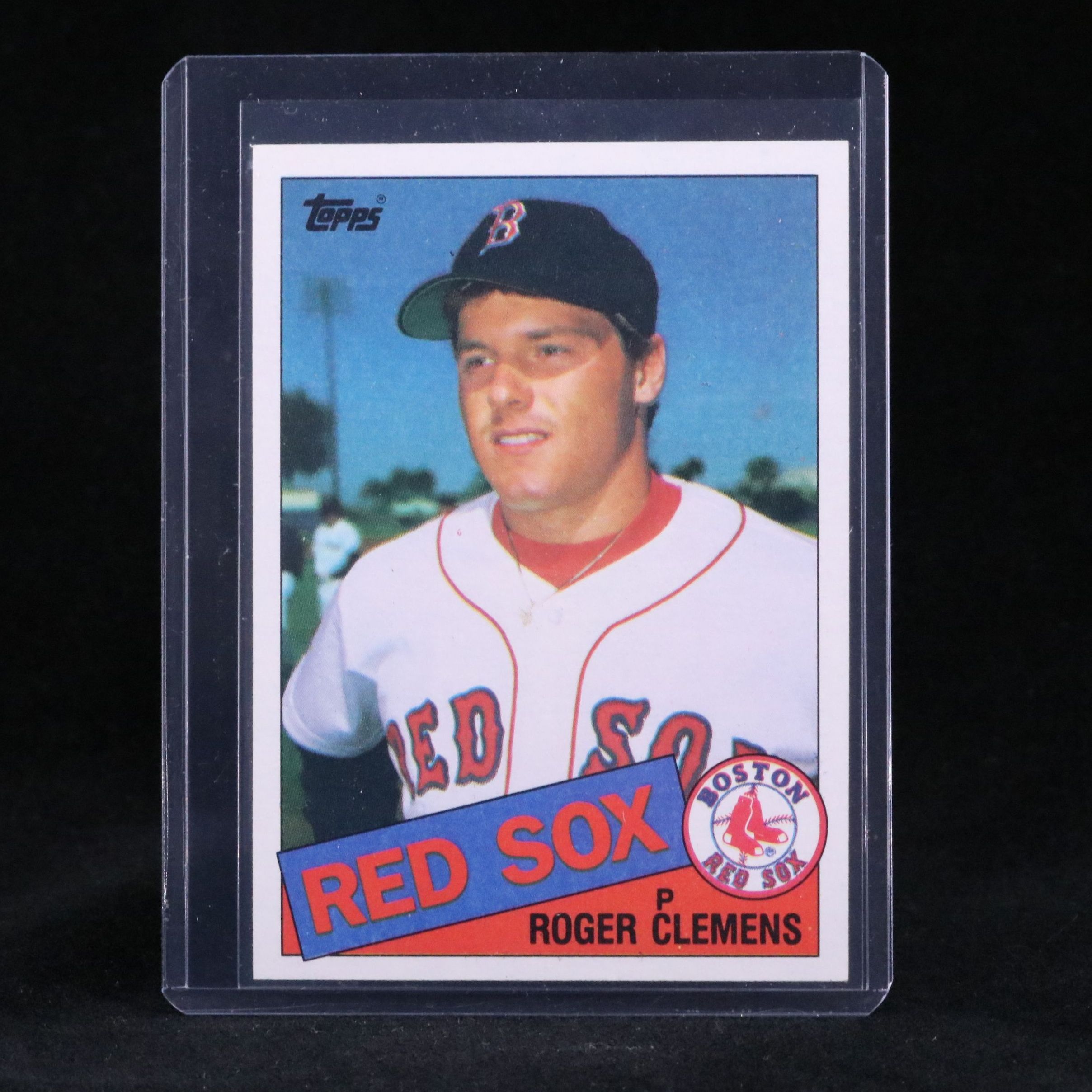 1985 Topps Roger Clemens Boston Red Sox Rookie Baseball Card