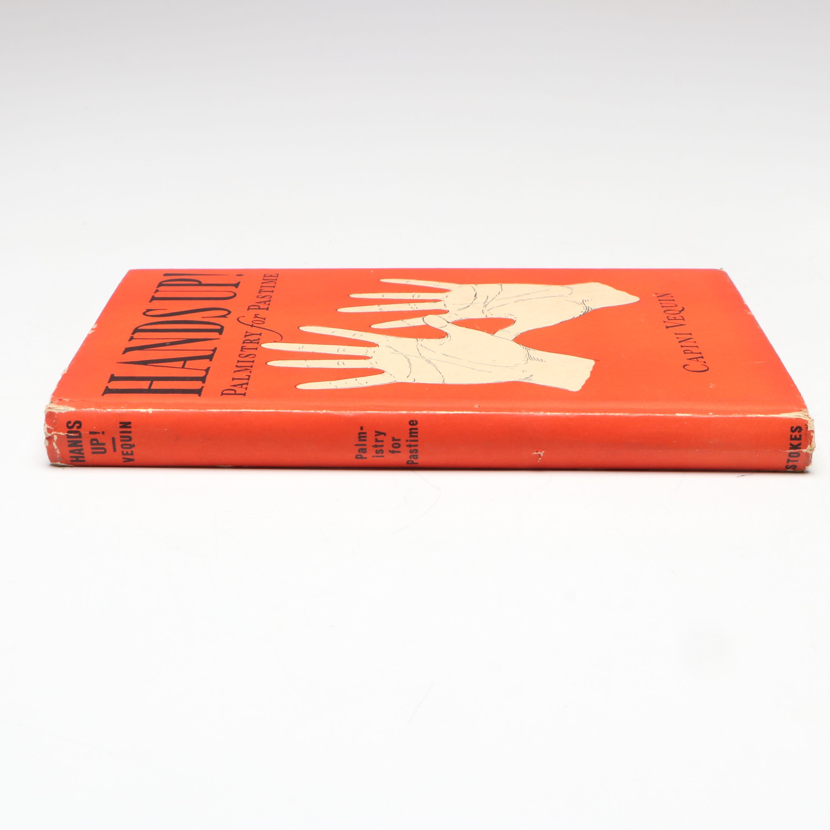 Signed First Edition Capini Vequin "Hands Up! Palmistry for Pastime" Book, 1928