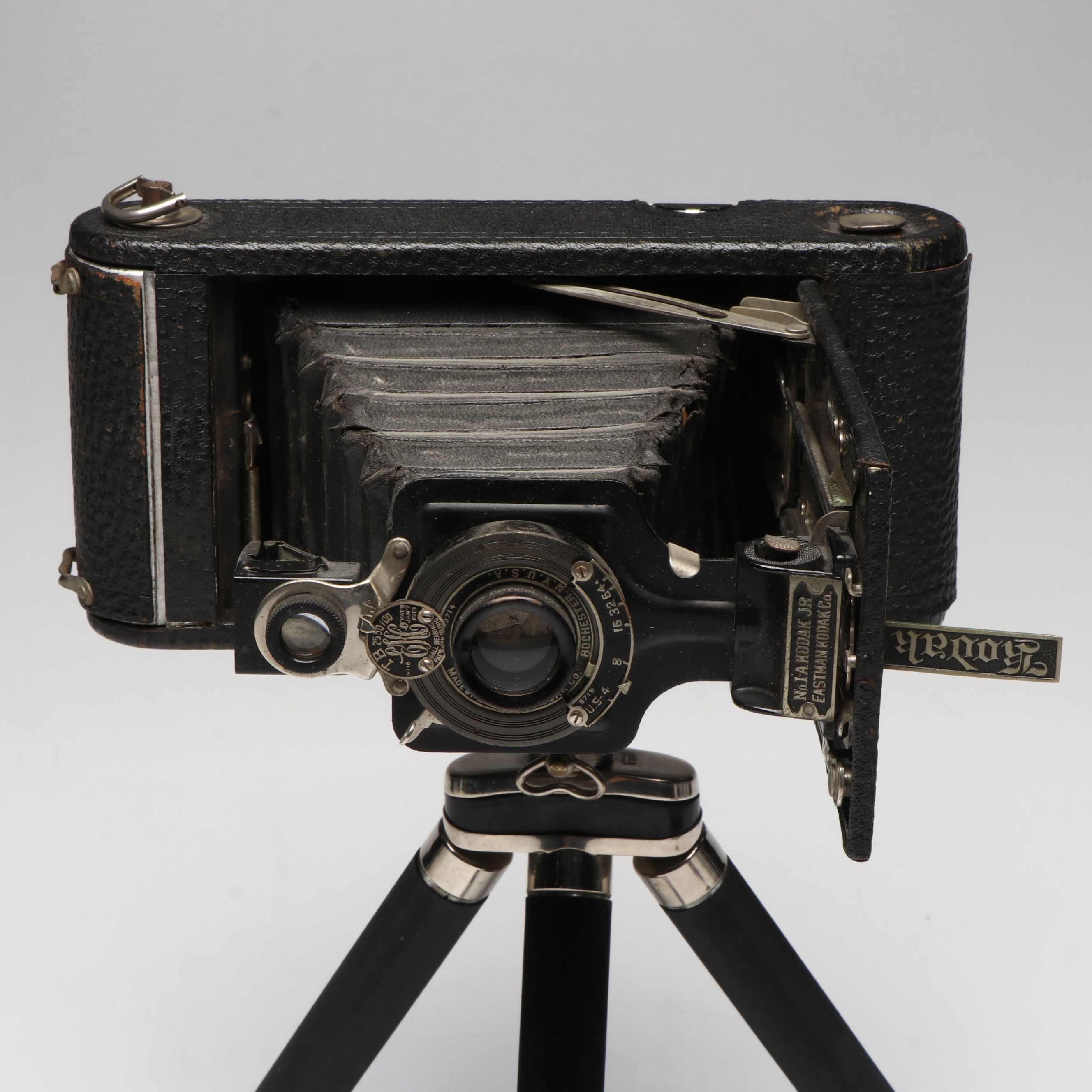 Eastman-Kodak No. 1A Kodak Jr. and More Folding Cameras, Early to Mid-20th C.