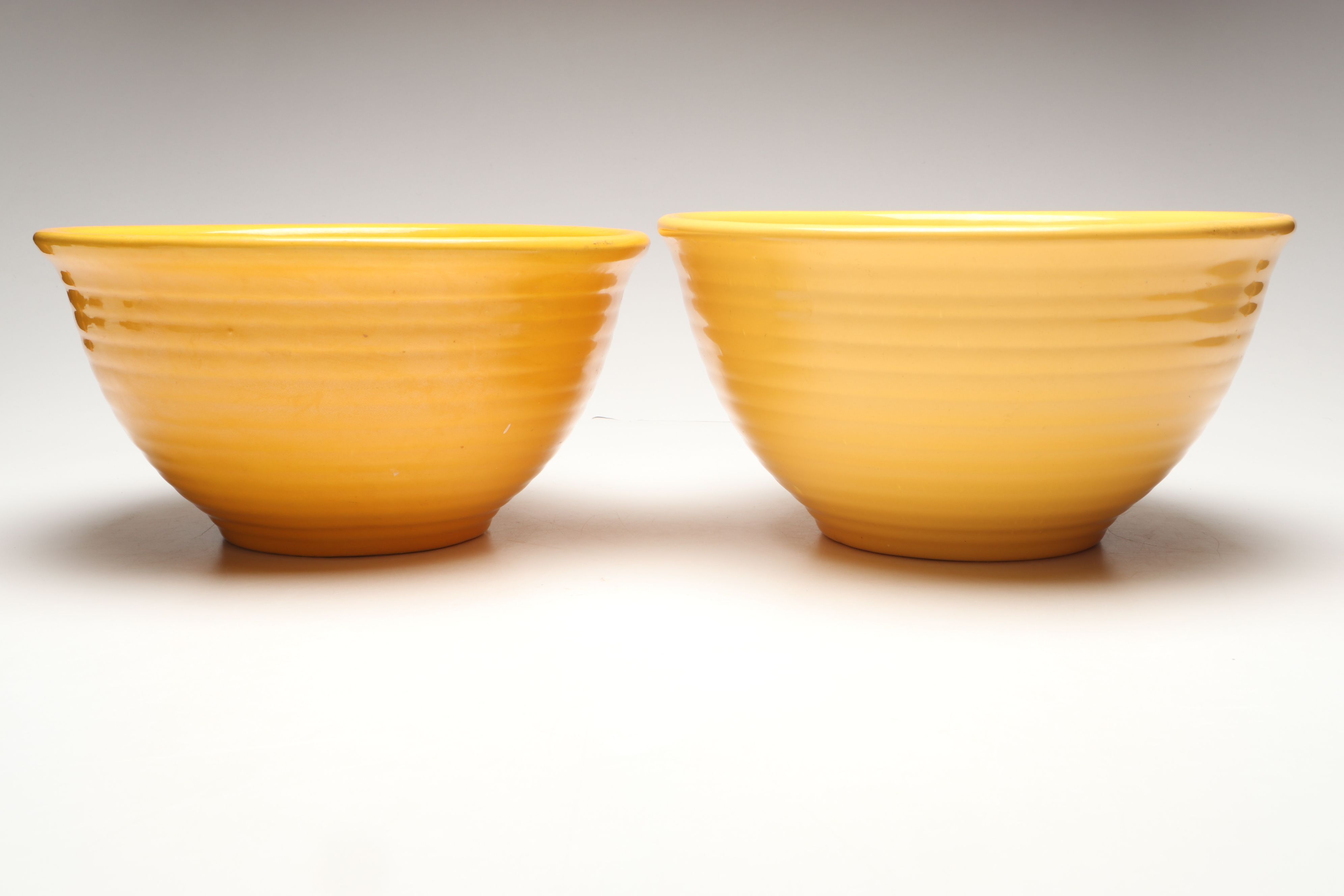 Bauer Mid Century Modern Ceramic Mixing Bowls