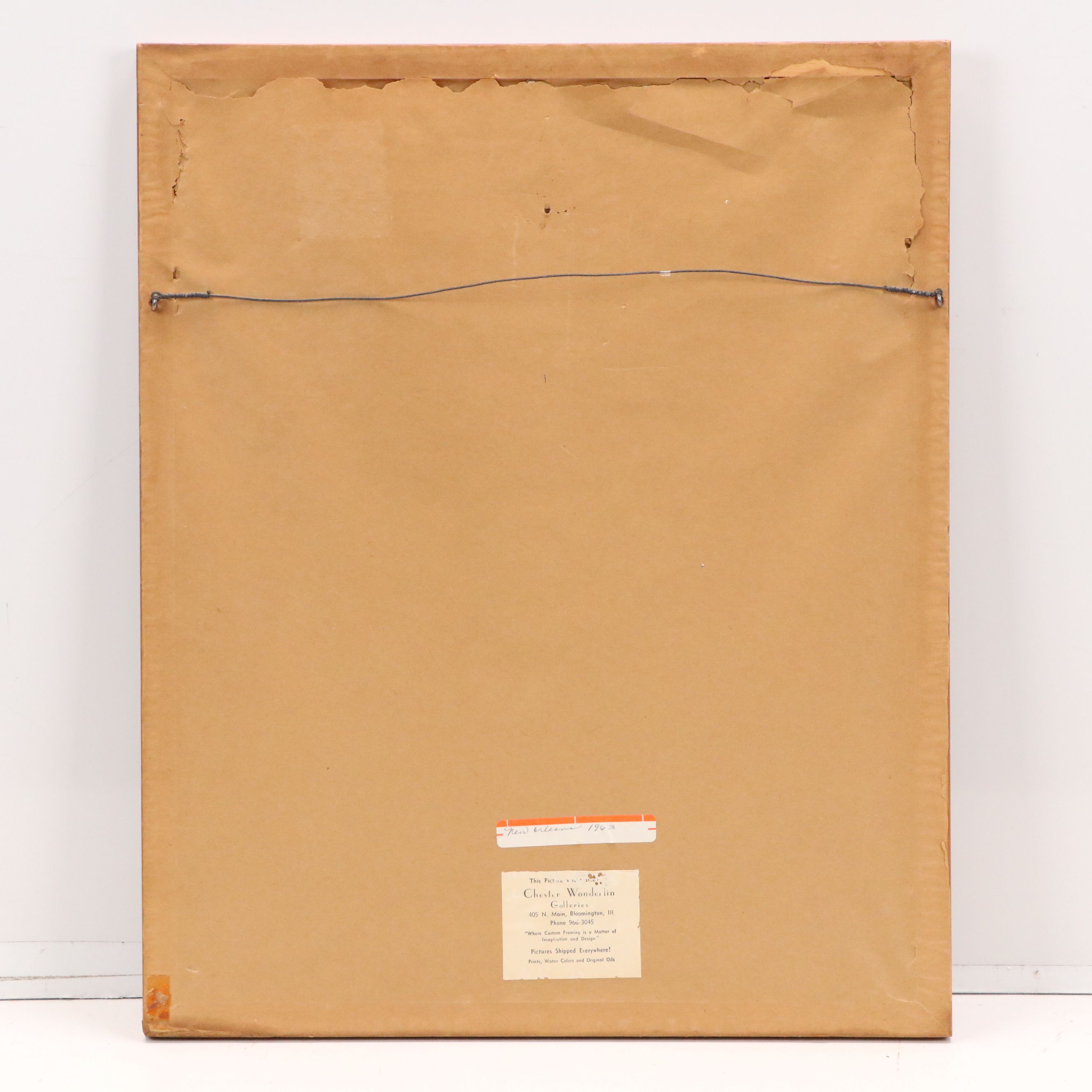 Anthony Shemroske Watercolor Painting "New Orleans," 1963