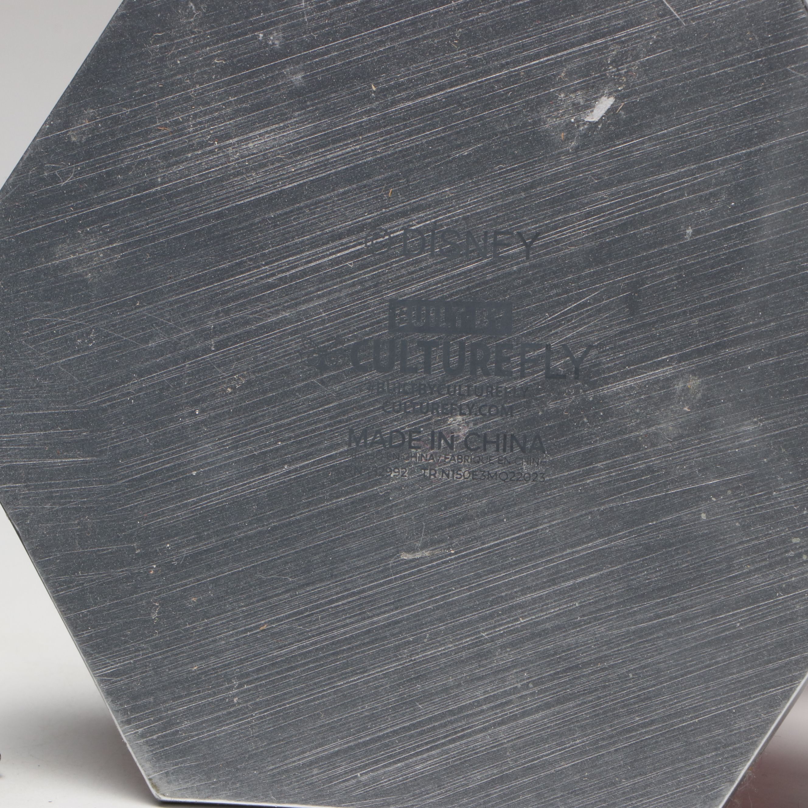 Disney 100 "Mickey Mouse" Chrome Finish Resin Figure with Other Memorabilia