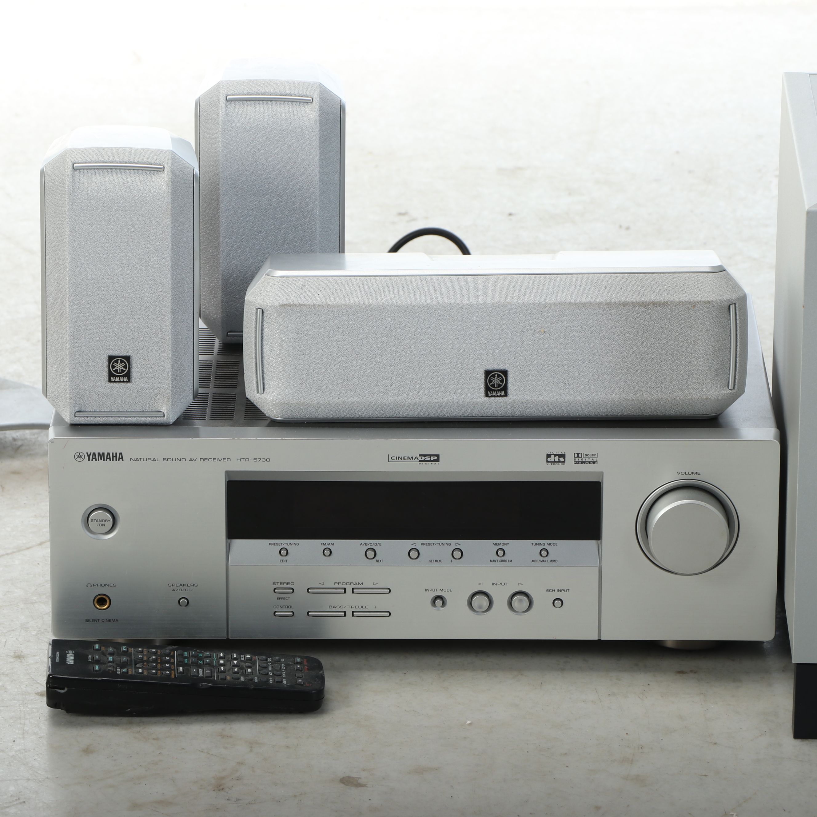 Yamaha Natural Sound AV Receiver with Home Theater Speaker Set