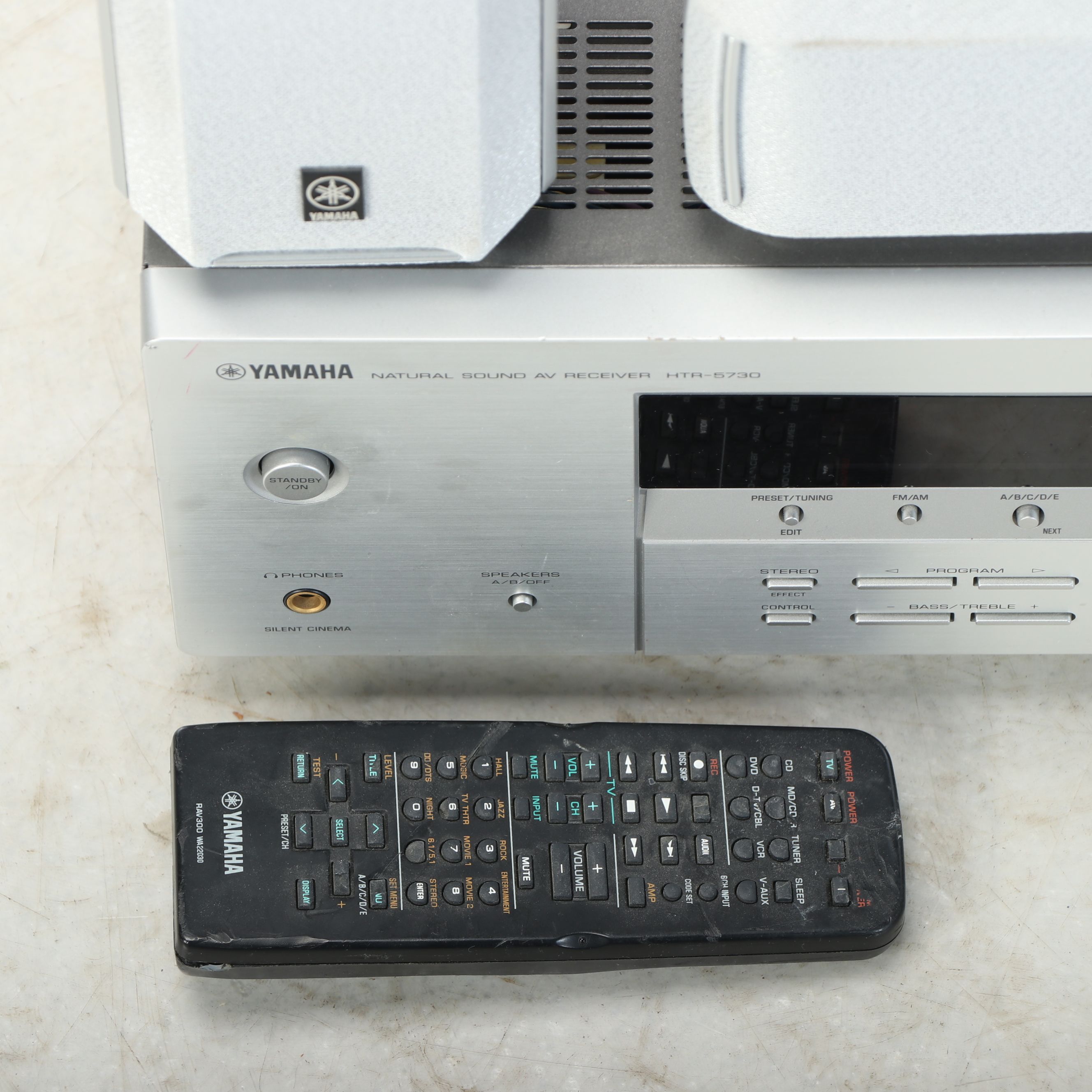 Yamaha Natural Sound AV Receiver with Home Theater Speaker Set