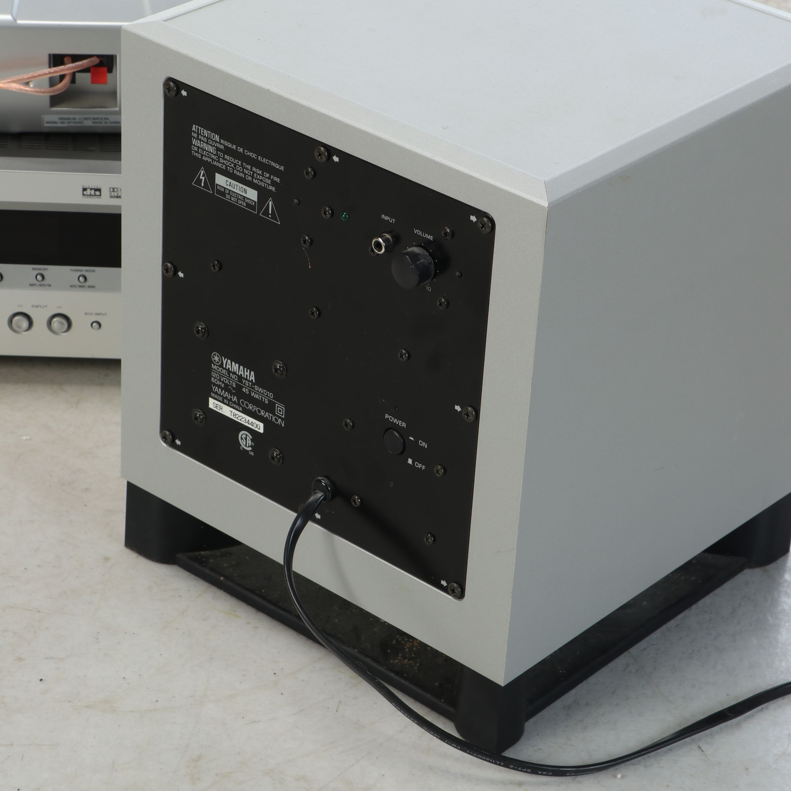 Yamaha Natural Sound AV Receiver with Home Theater Speaker Set