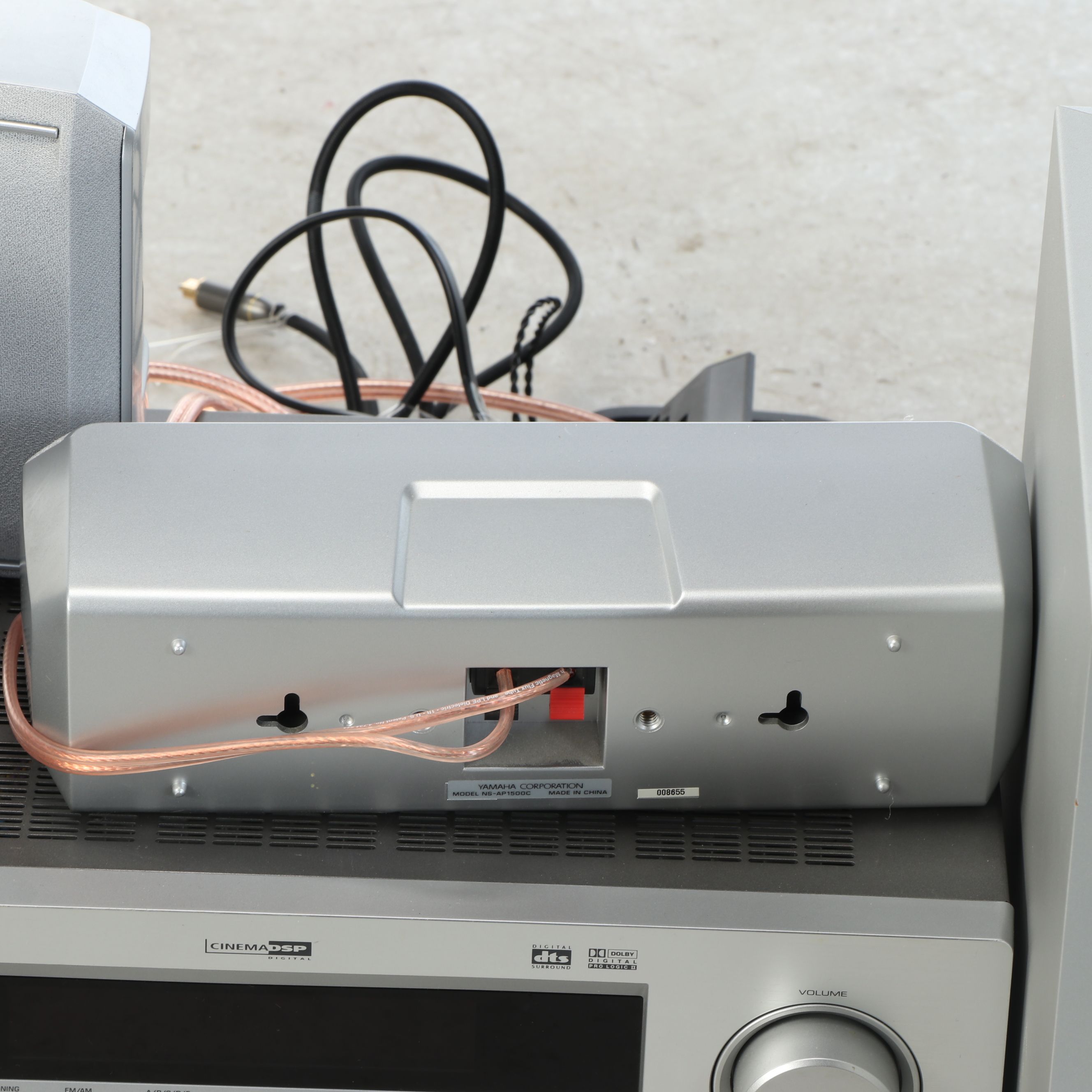 Yamaha Natural Sound AV Receiver with Home Theater Speaker Set