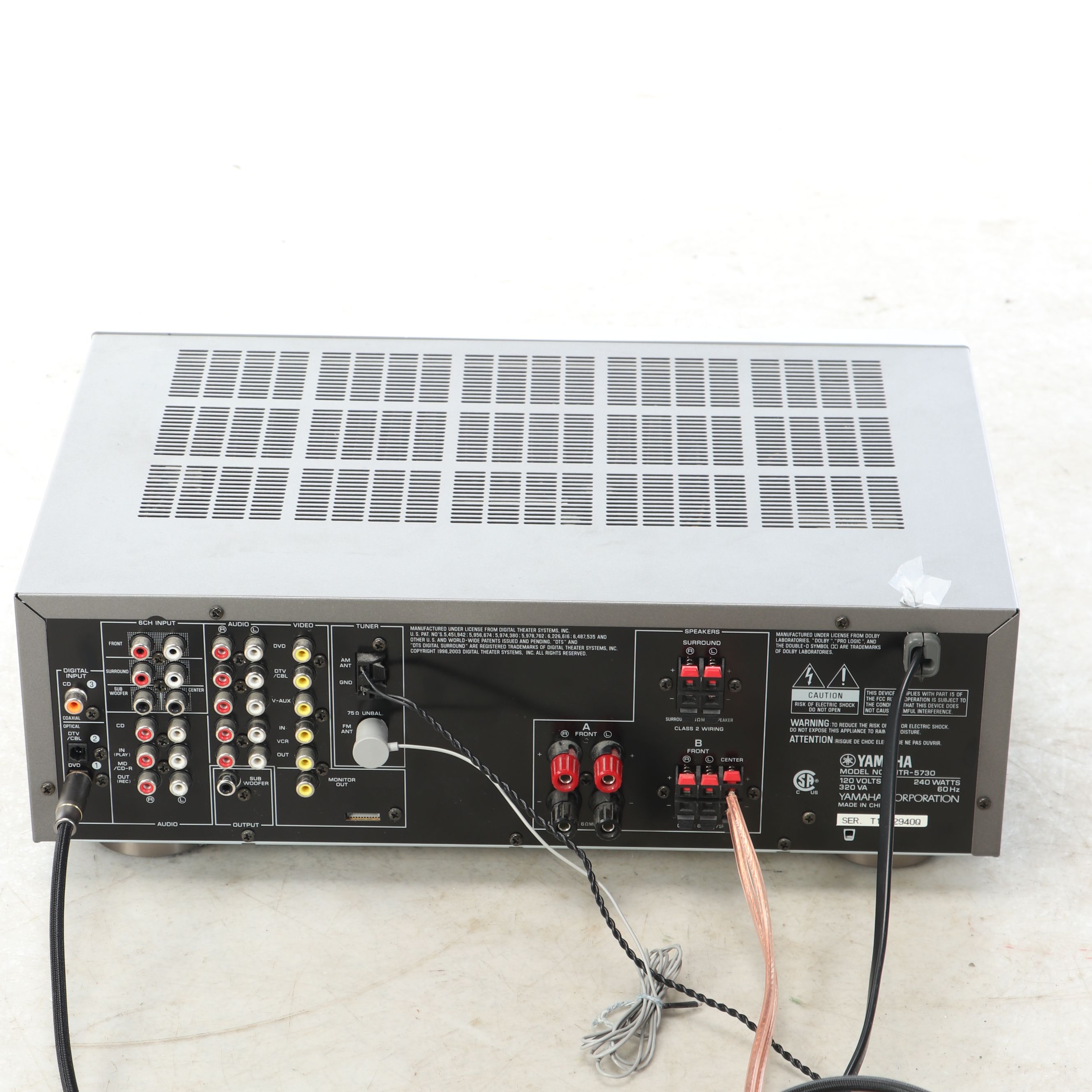 Yamaha Natural Sound AV Receiver with Home Theater Speaker Set