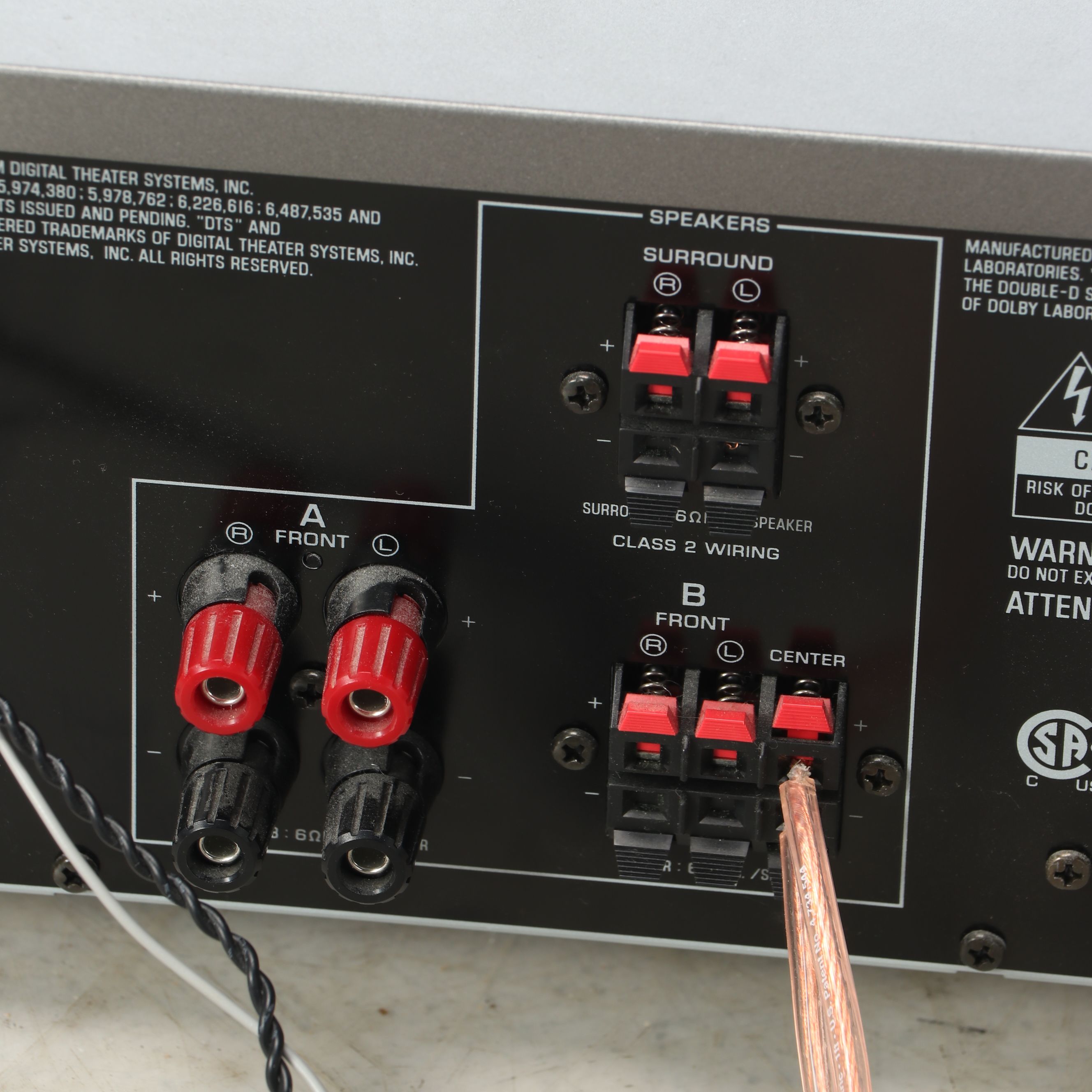 Yamaha Natural Sound AV Receiver with Home Theater Speaker Set