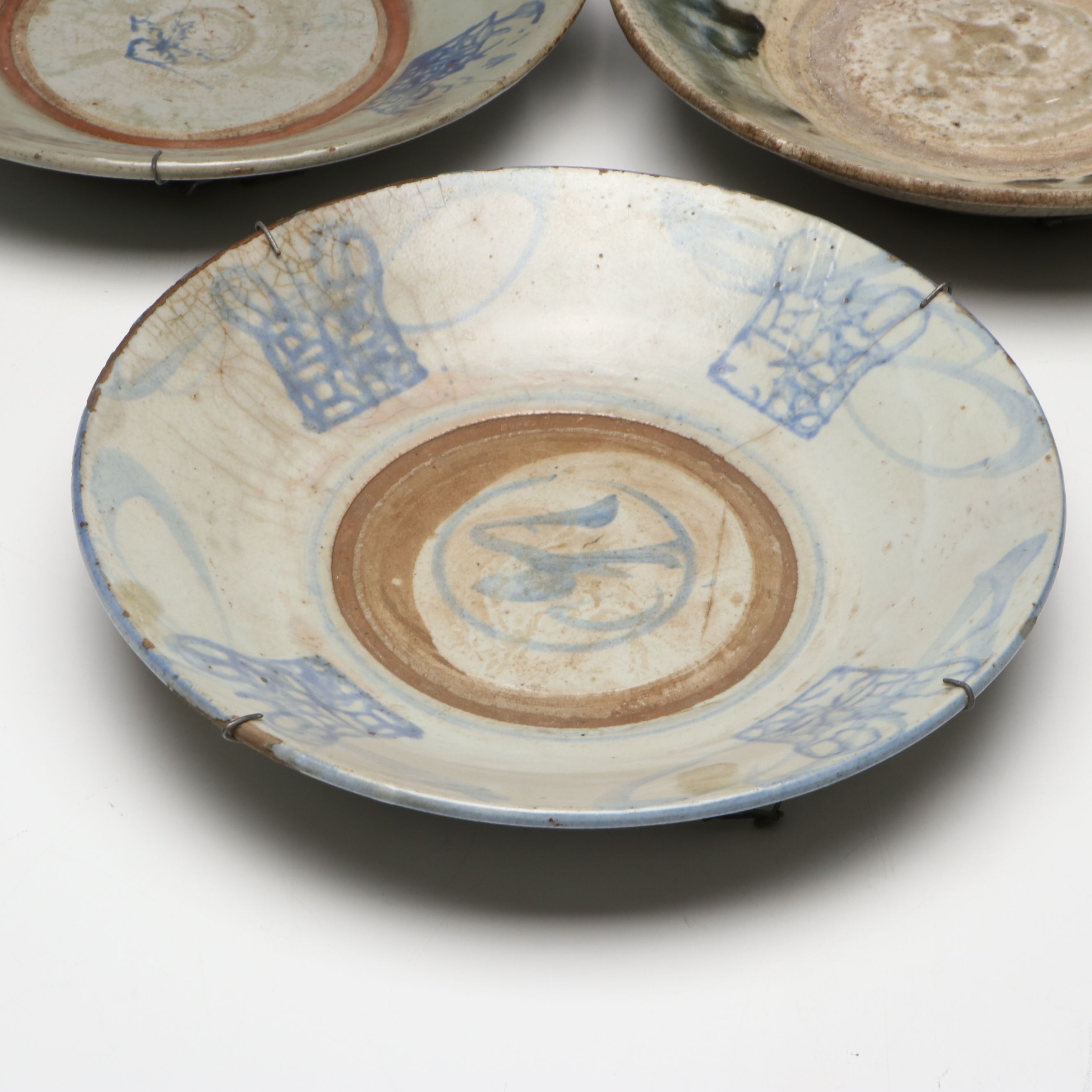 Ming Dynasty Zhangzhou Ware Blue and White Ceramic Decorative Bowls